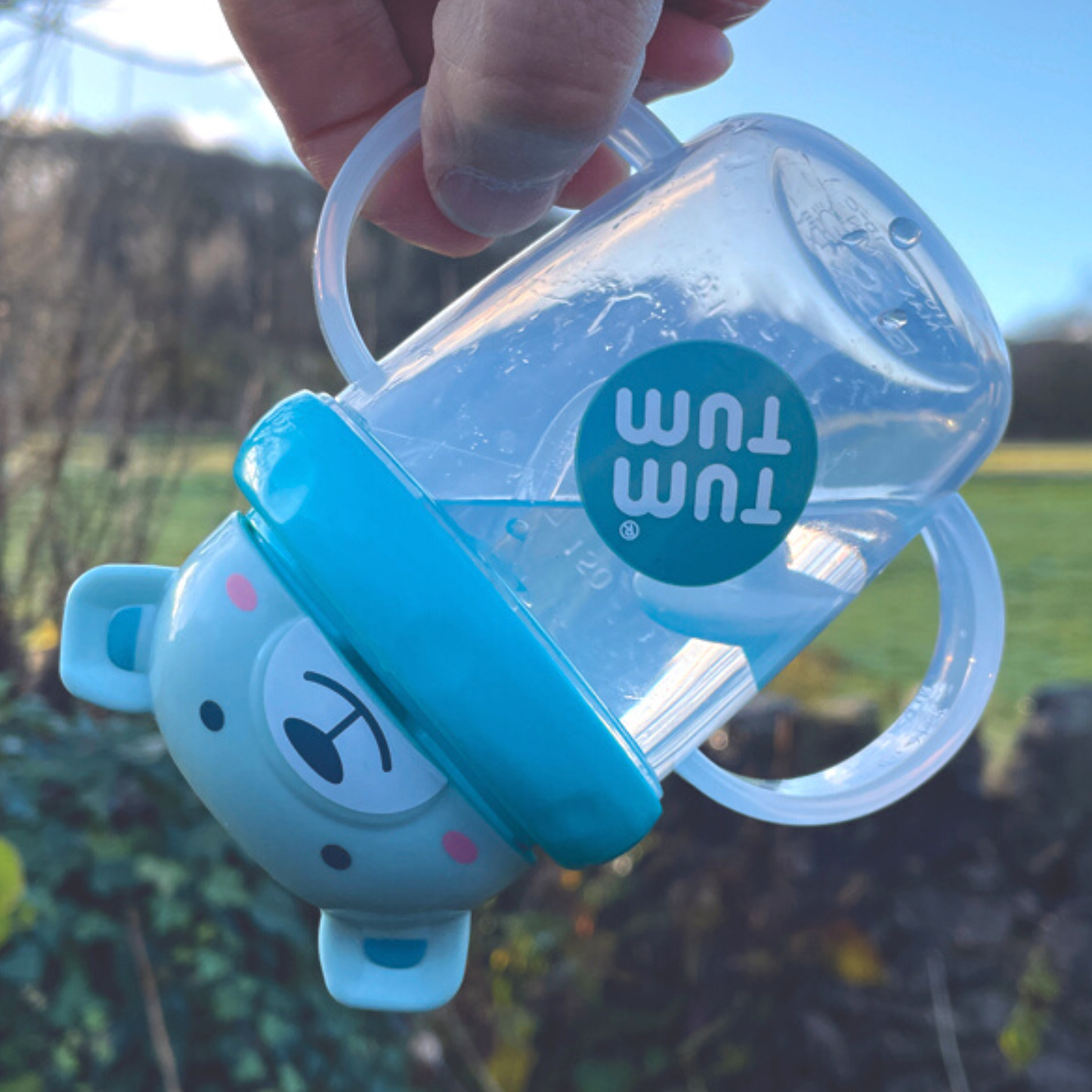 Hippychick - Tum Tum Tippy Up Cup - Boris Bear with Weighted Straw 200ml