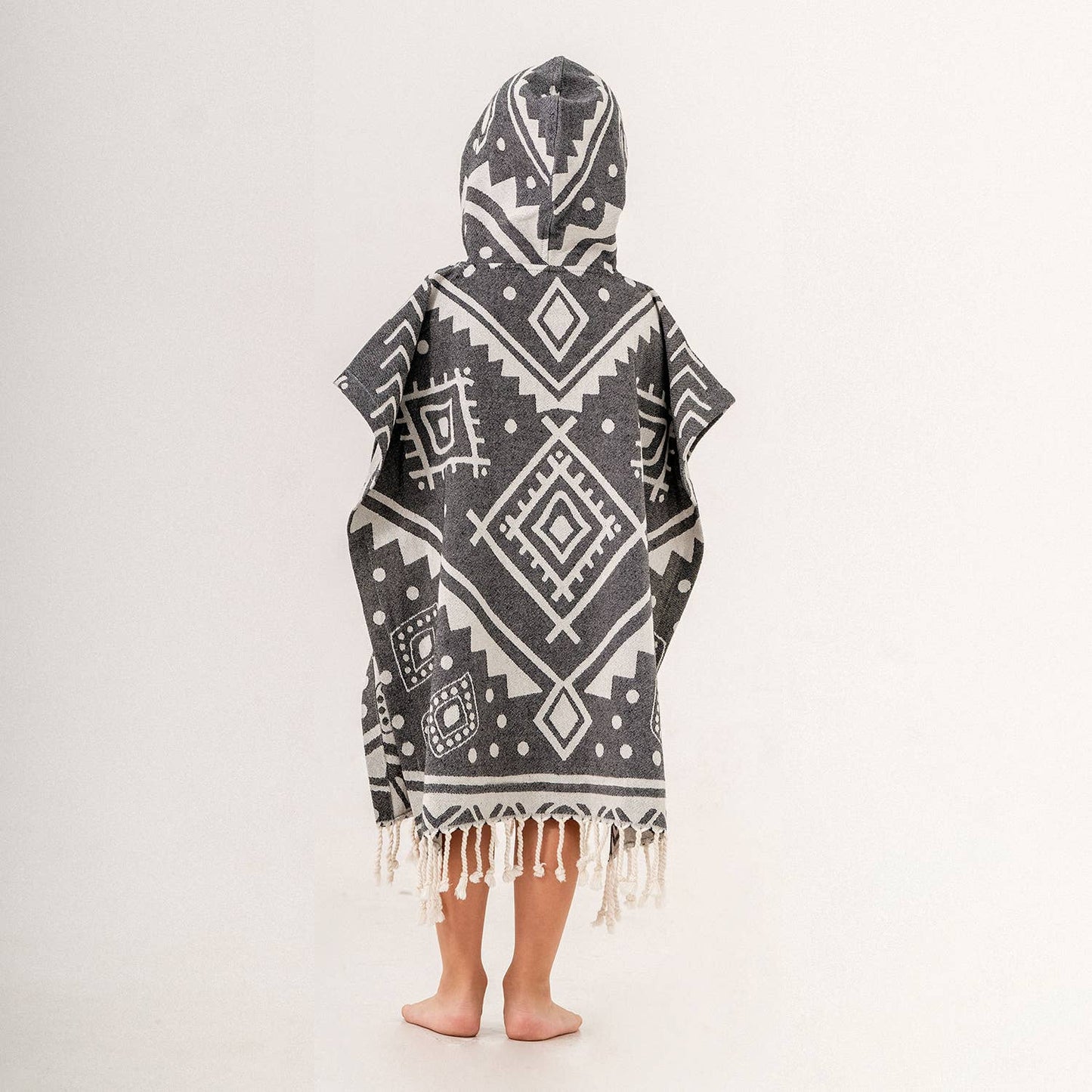 Kikoya - Kid Hooded Poncho Surf Changing Swimming Beach Towel Shower