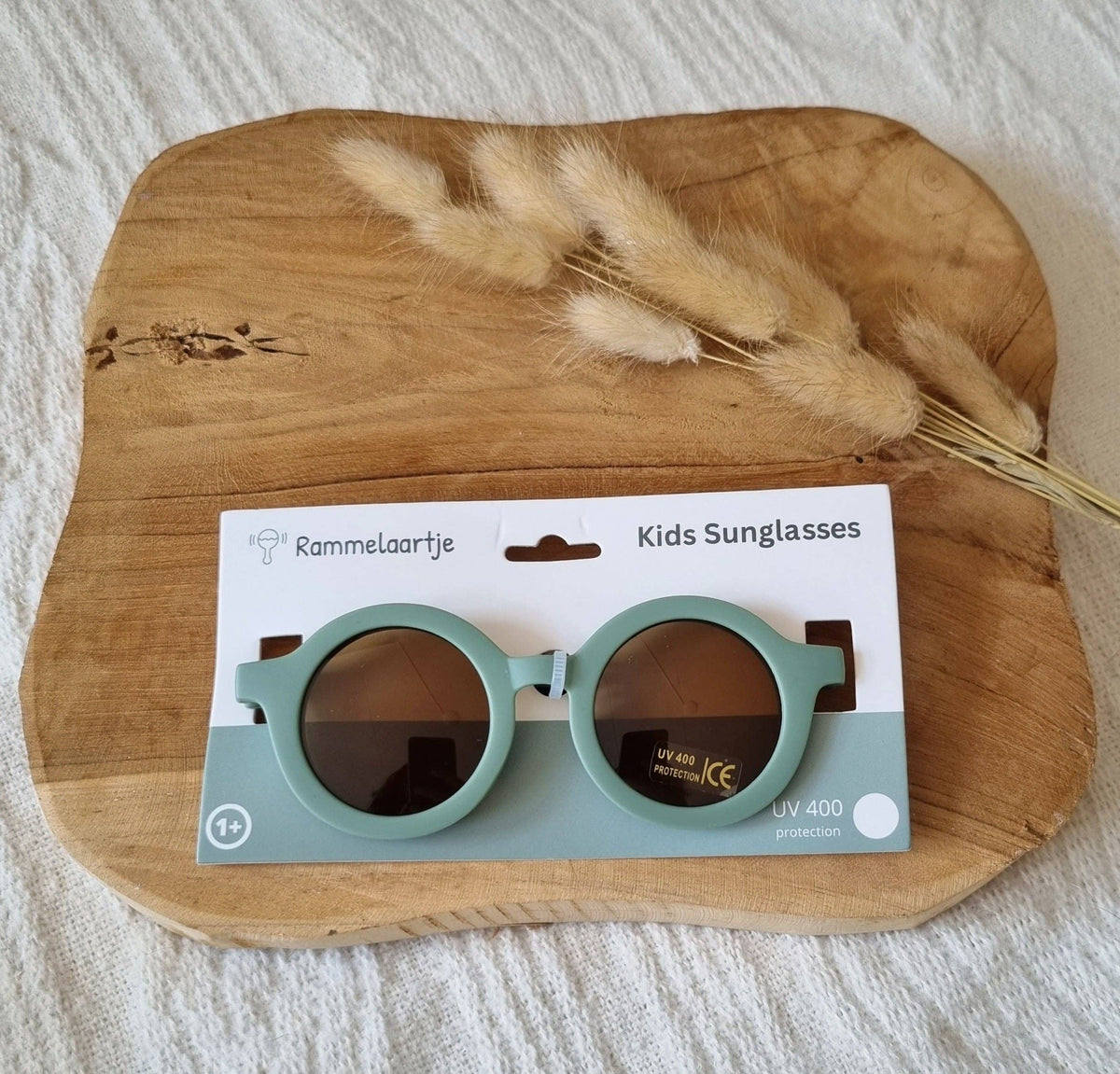 UV400 Round Sunglasses - Sage