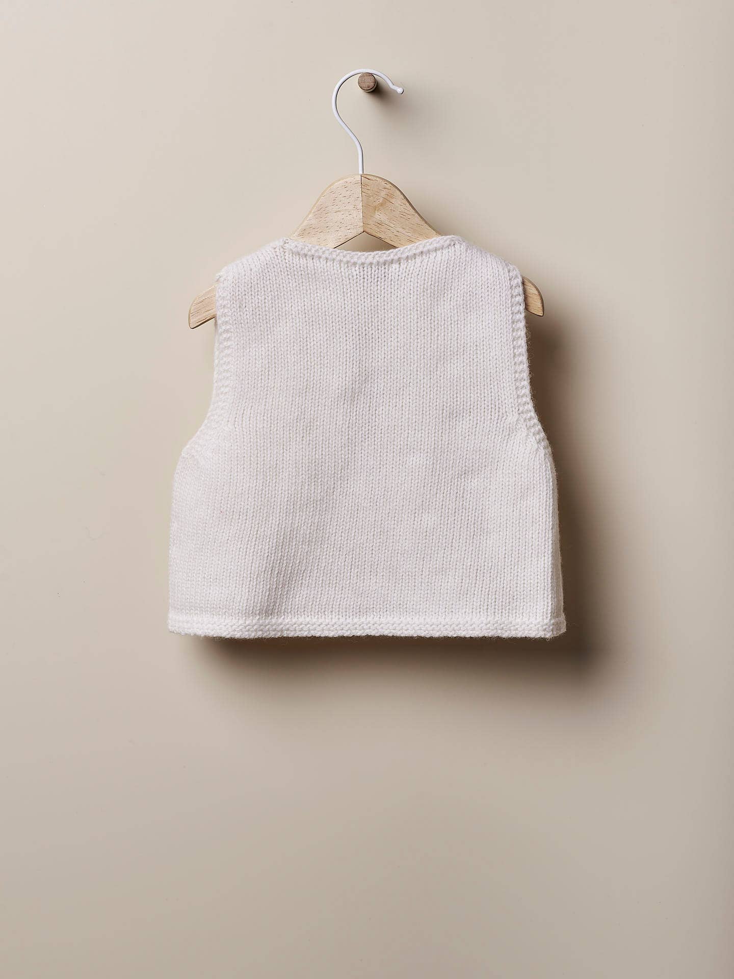 Baby Girl Knitted Vest | Merino Wool
