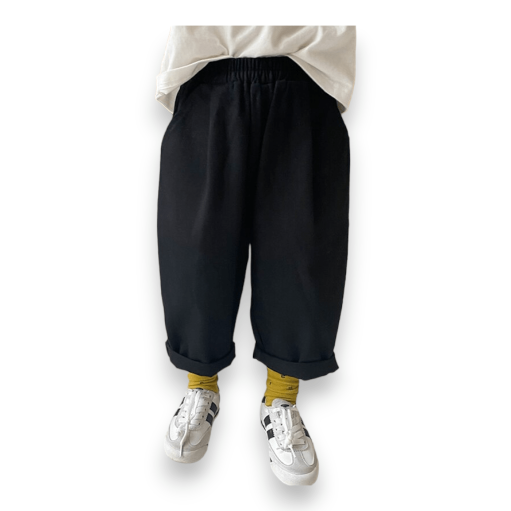 Best Day Ever Kids - Kids Black Pant - City Kid Baggy Pant