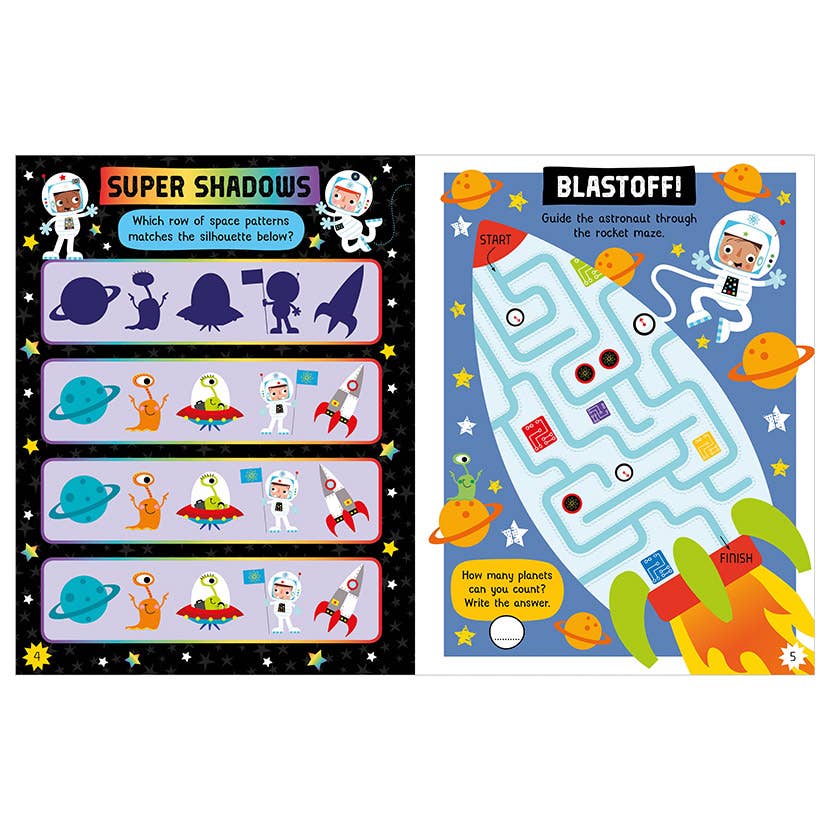 Make Believe Ideas - Scratch and Sparkle Space Activity Book