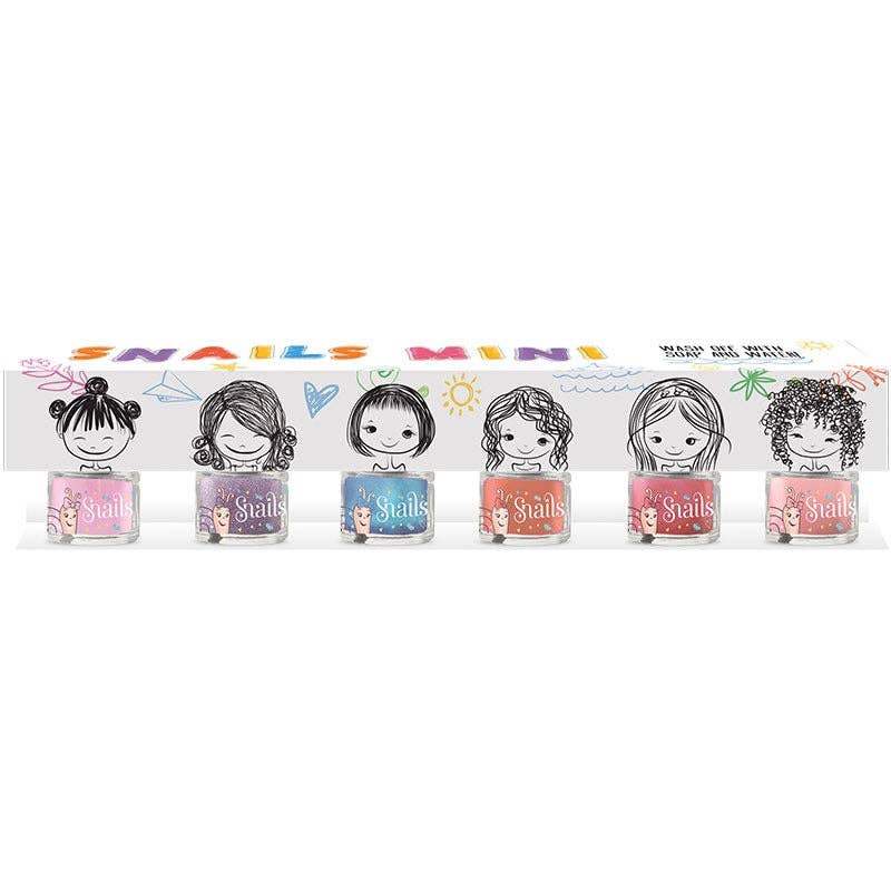 Inside Out Toys - Snails - Mini 6 pack Nail Polish