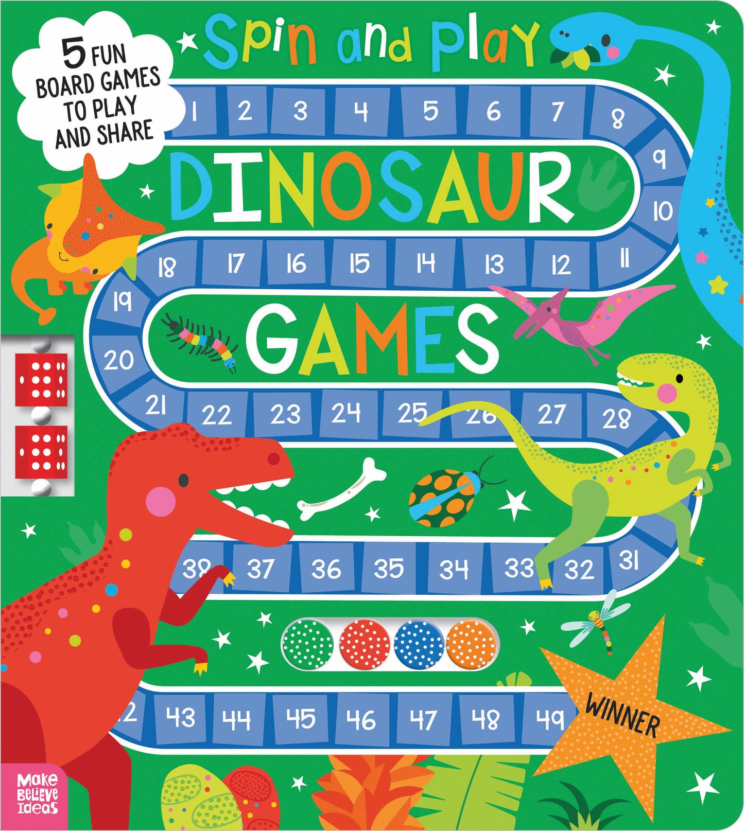 Make Believe Ideas - Spin and Play Dinosaur Games