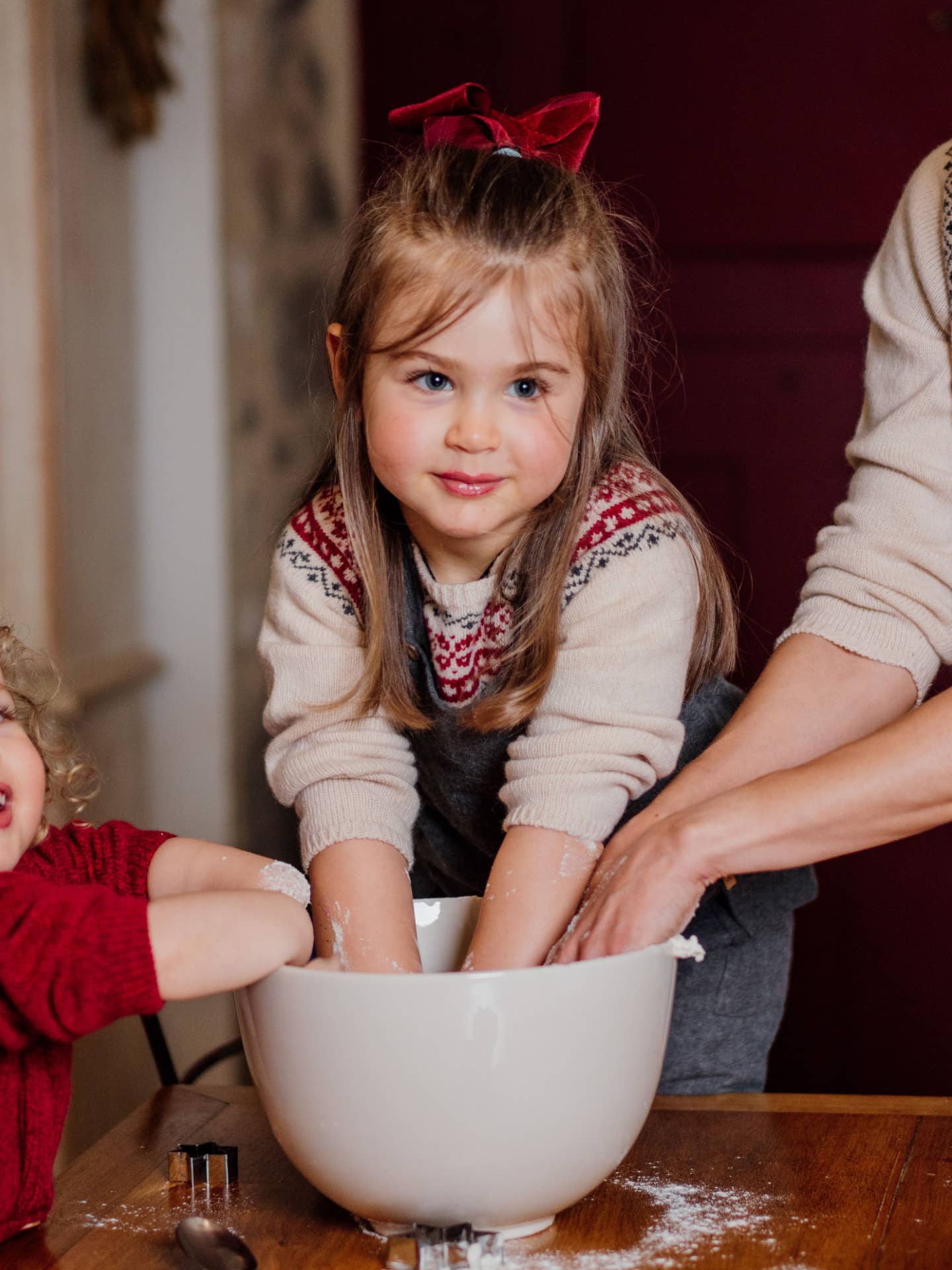 Baby Knitted Christmas sweater with jacquard | Merino Wool |