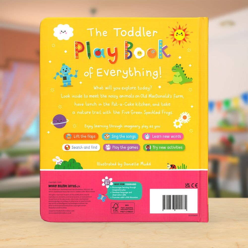 Make Believe Ideas - Board Books The Toddler Play Book of Everything!