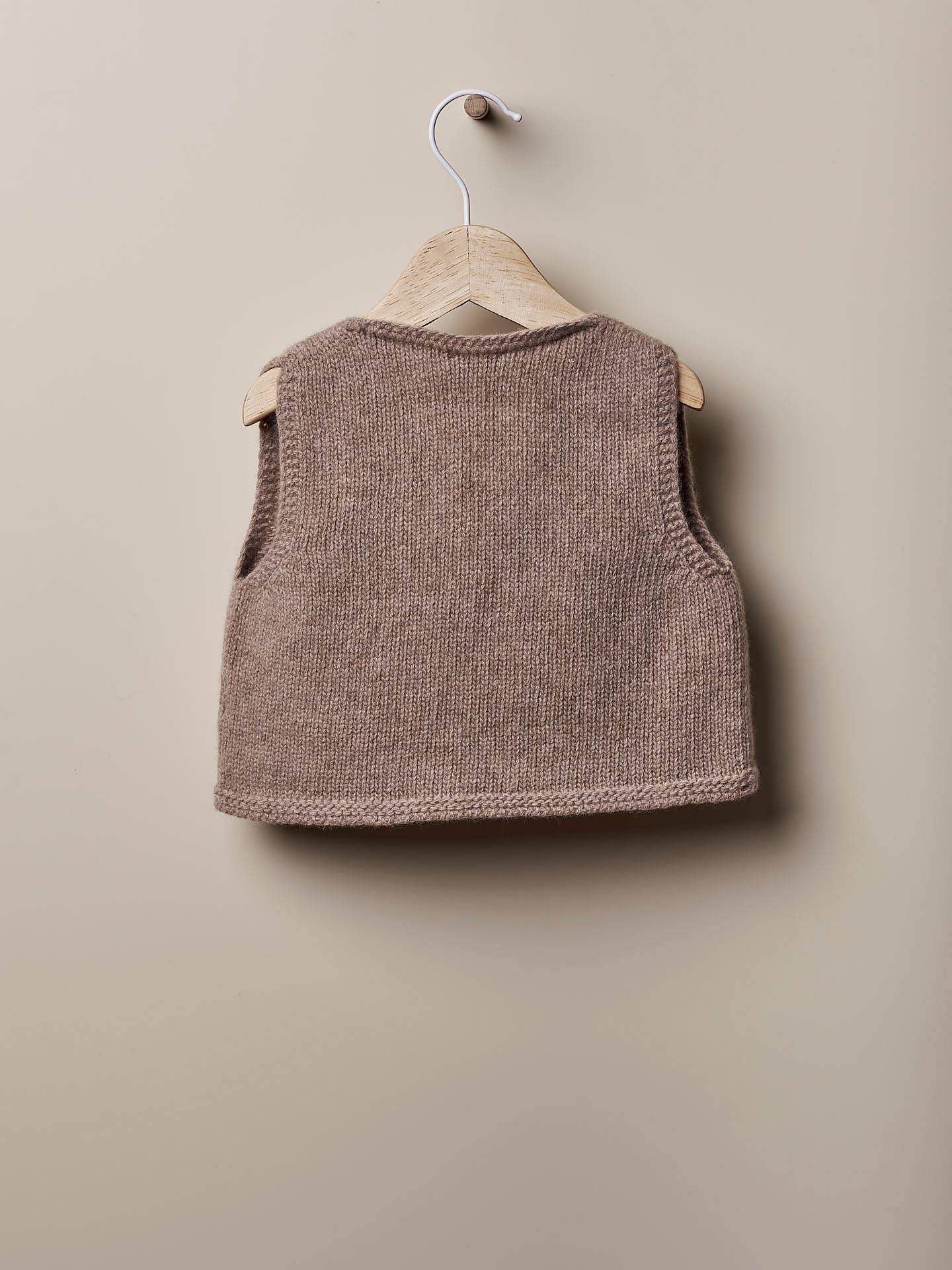 Baby Girl Knitted Vest | Merino Wool