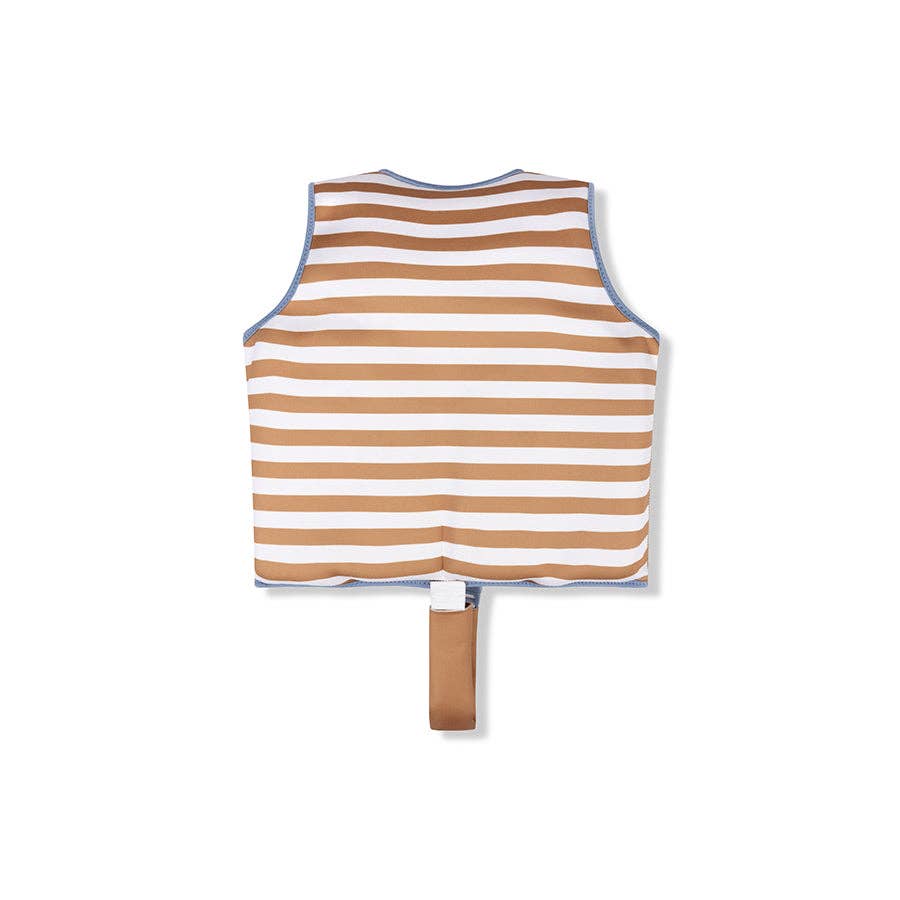 Swim Essentials - Swim Vest - Orange/White Stripe - 3-6 years