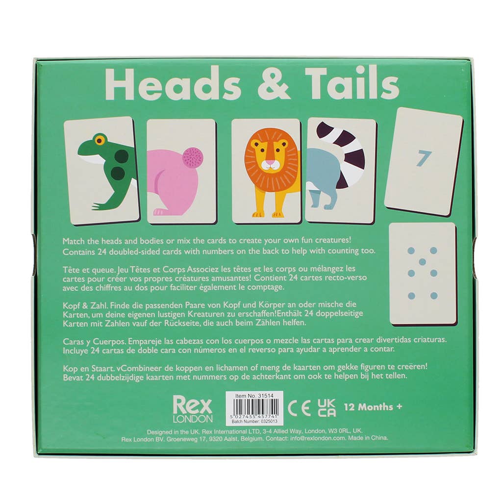 Rex B2B - UK - Heads and tails game (24 pieces)