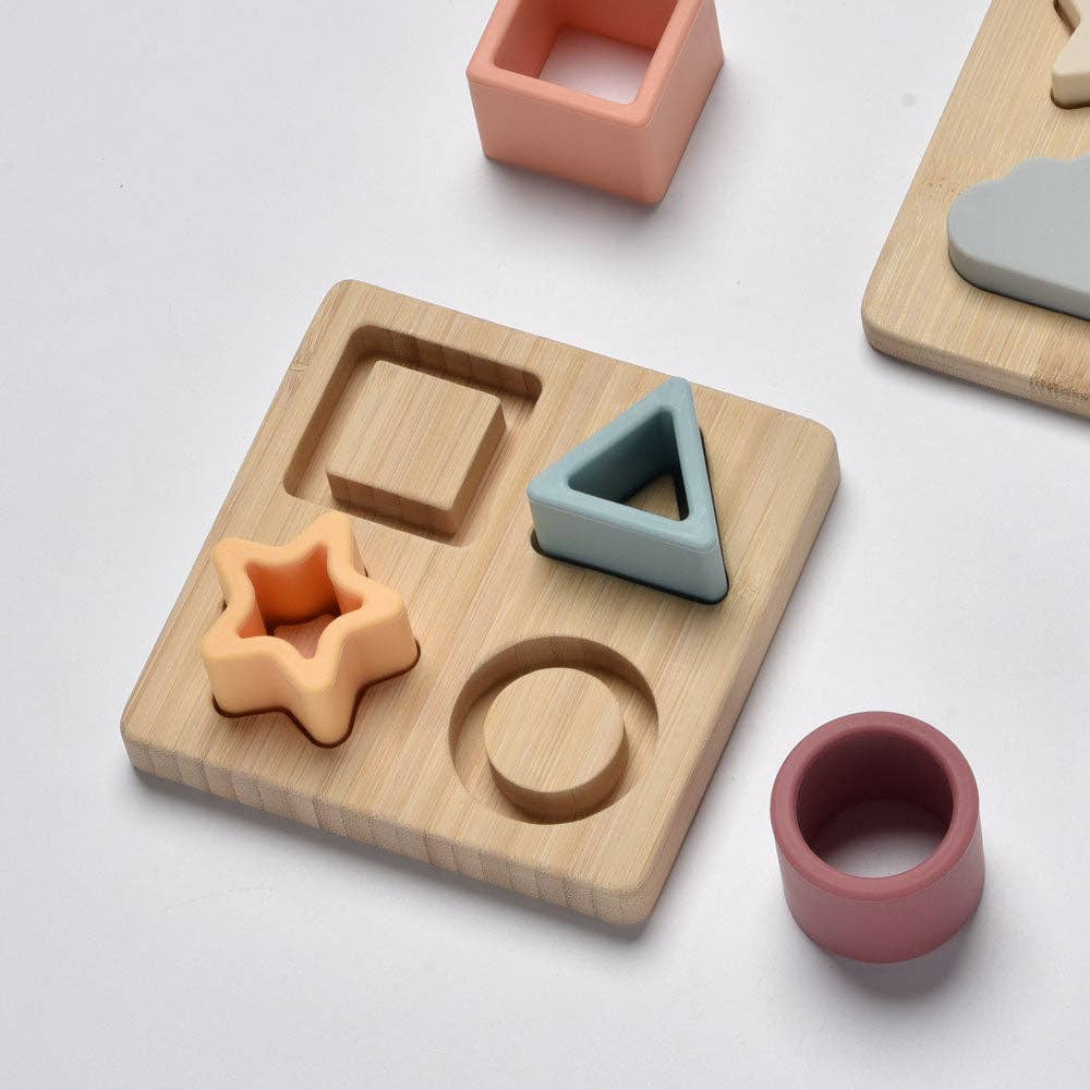 Wooden Shape Matching Puzzle