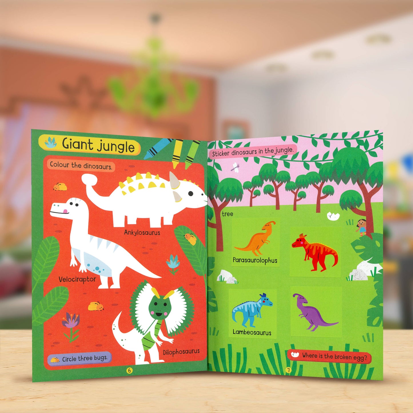 Make Believe Ideas - Big Stickers for Toddler Hands: Dinosaurs