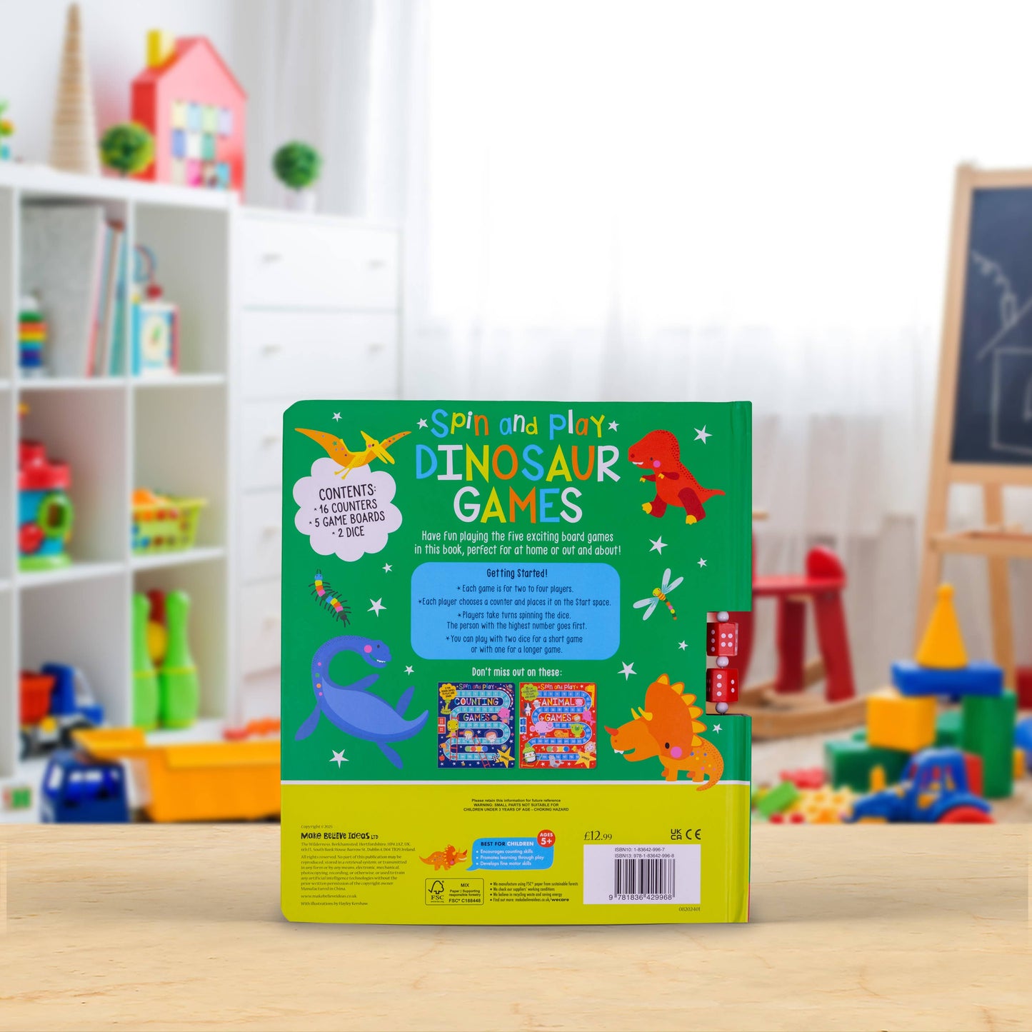 Make Believe Ideas - Spin and Play Dinosaur Games