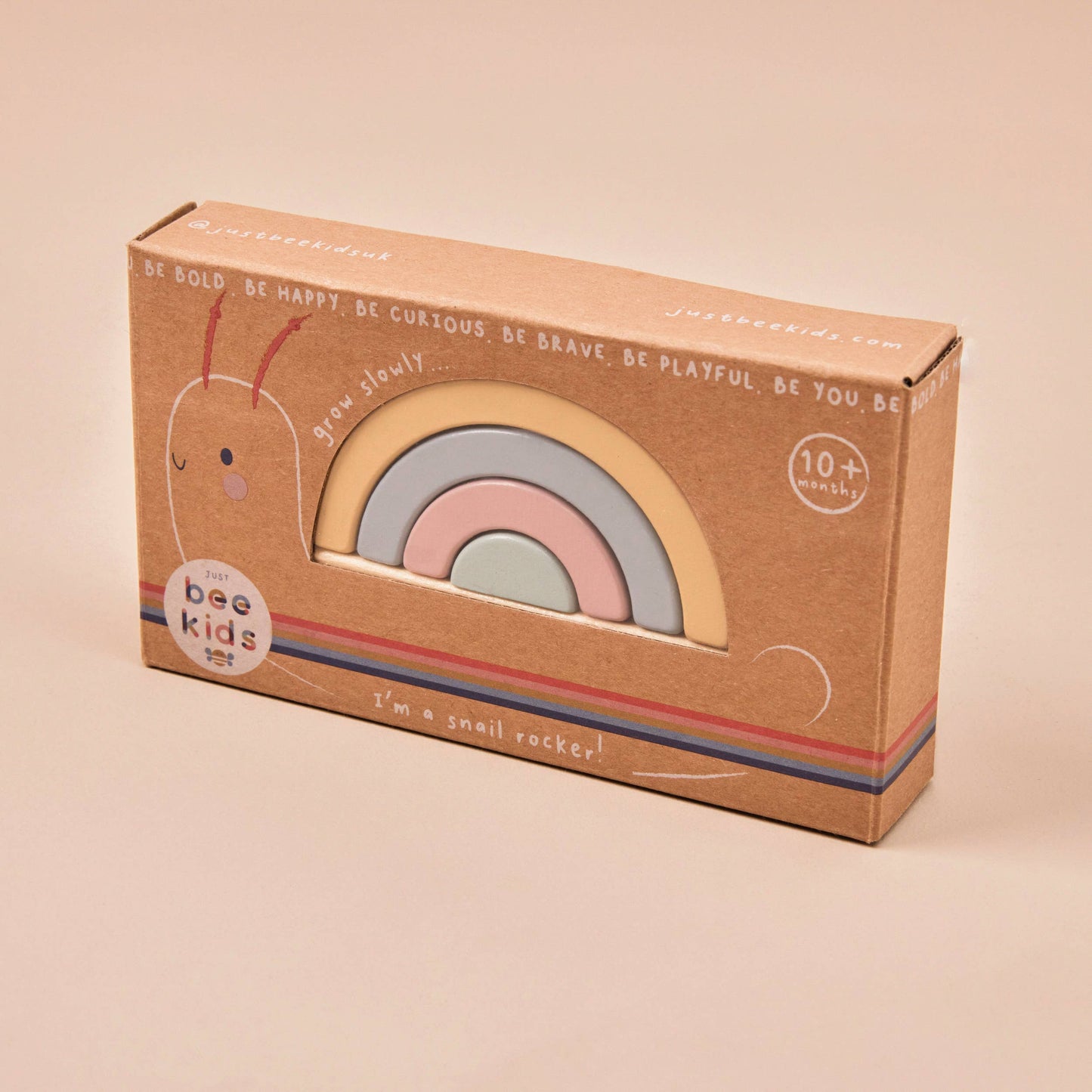 Wooden Snail Stacker Toy (FSC)