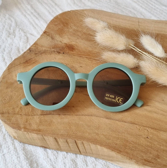 UV400 Round Sunglasses - Sage
