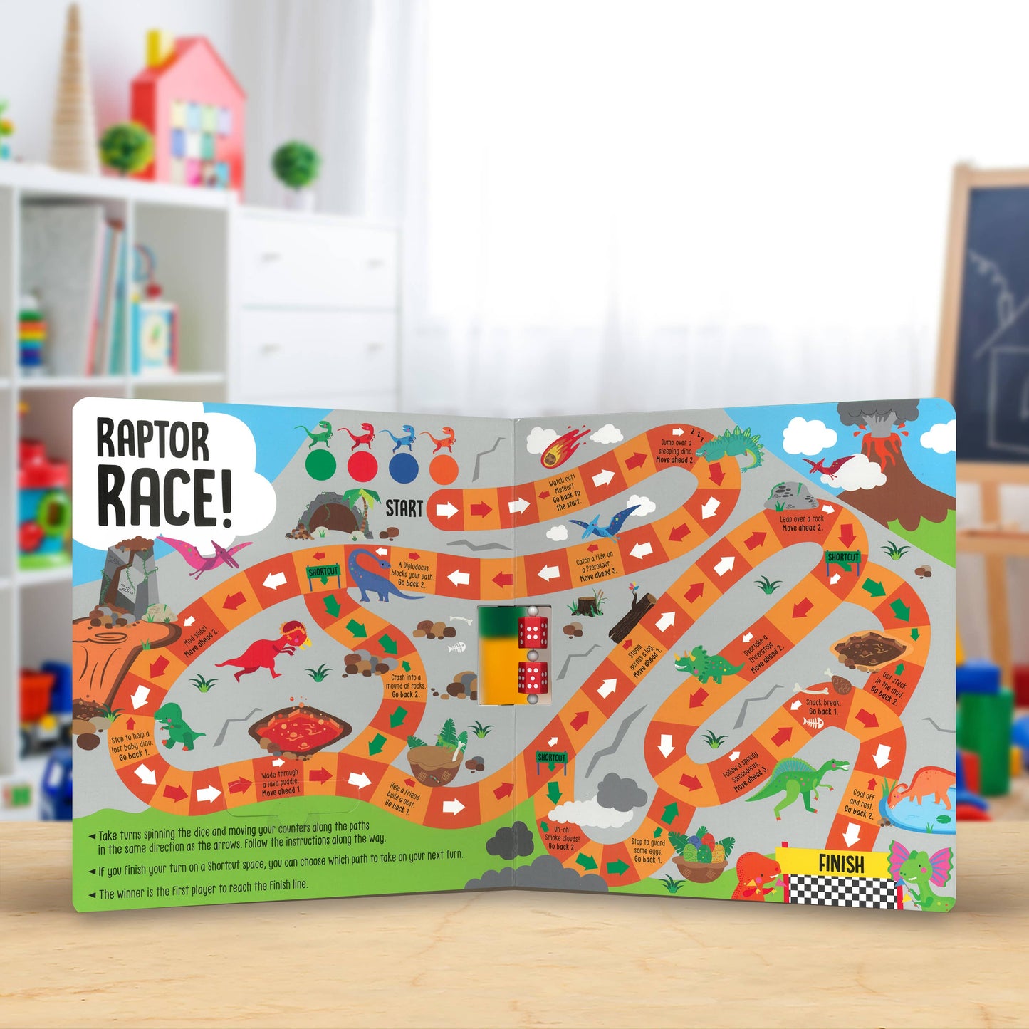 Make Believe Ideas - Spin and Play Dinosaur Games