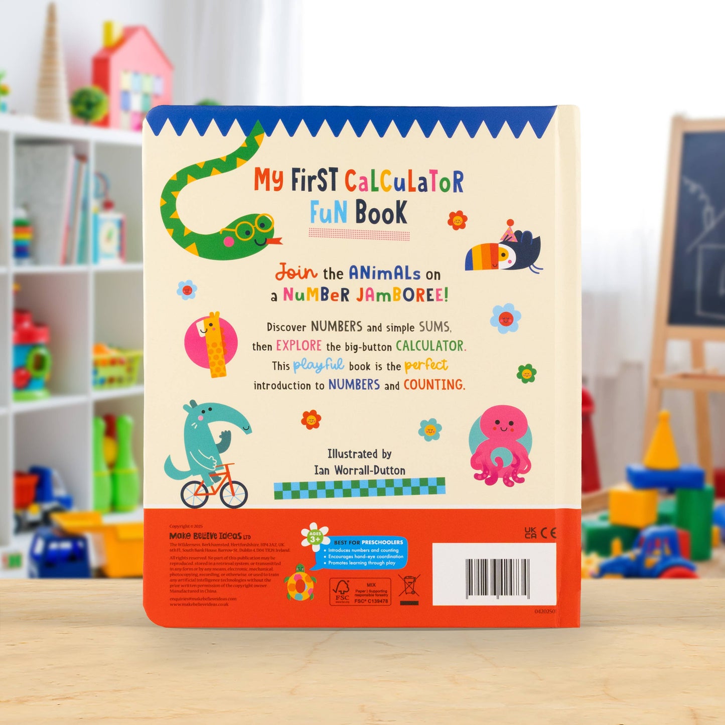 Make Believe Ideas - Board Books My First Calculator Fun Book