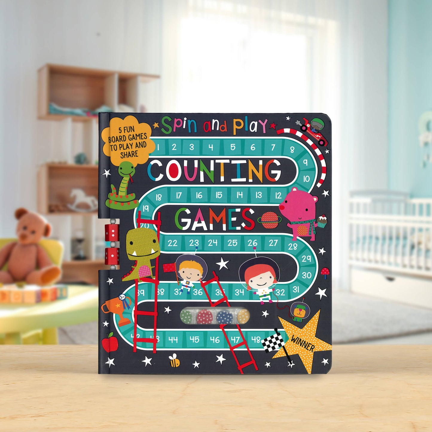 Make Believe Ideas - Spin and Play Counting Games Book