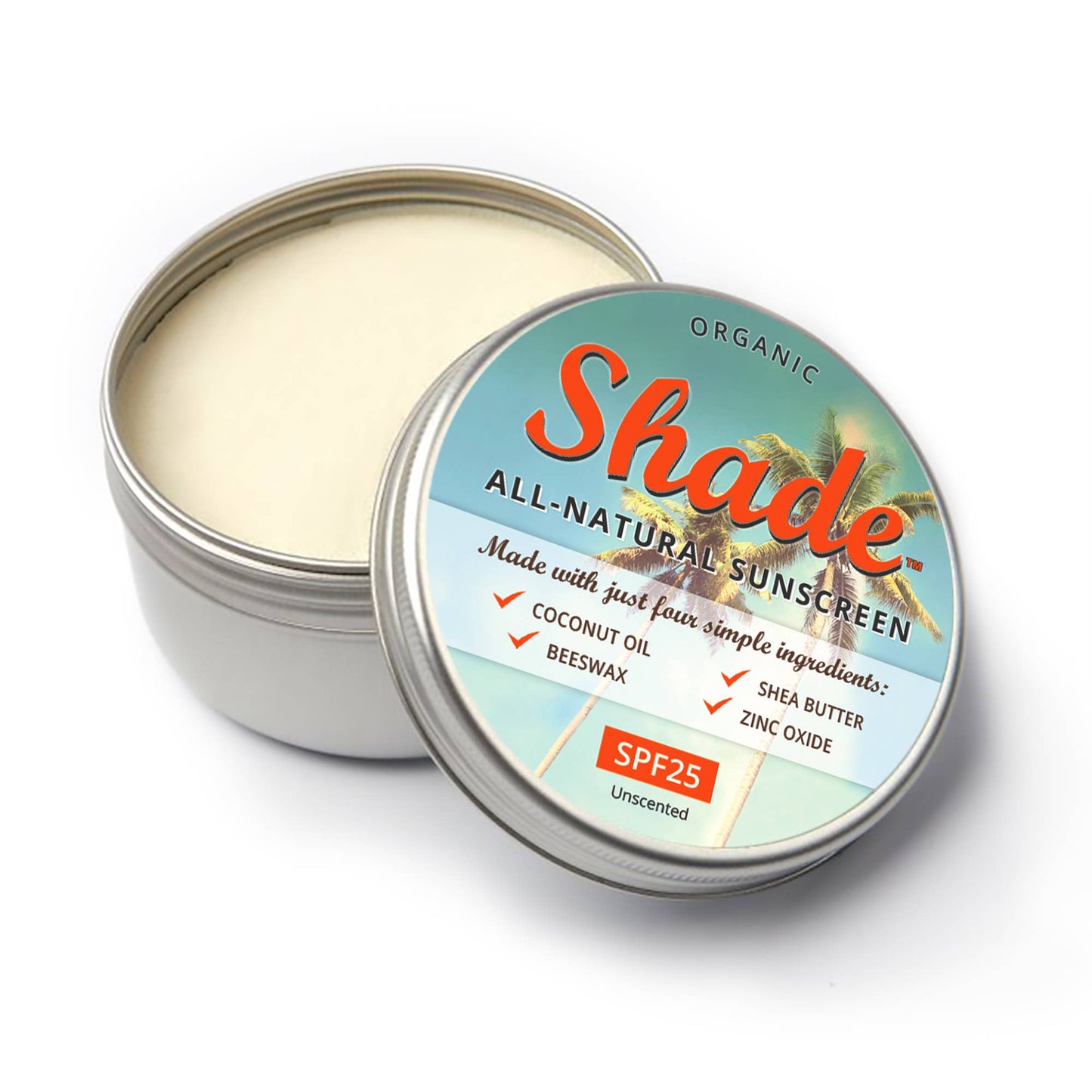 Not the Norm Natural Alternatives - Shade All-Natural Sunscreen | SPF25 | Unscented | 100ml