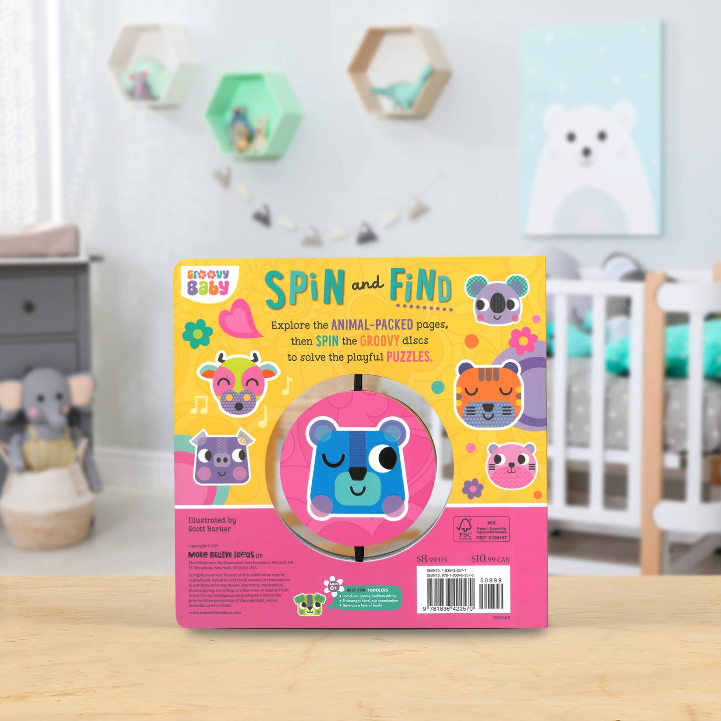 Make Believe Ideas - Groovy Baby Spin and Match
