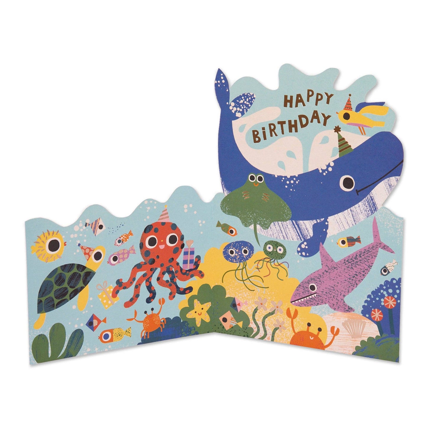Raspberry Blossom - Happy Birthday - Have a whale-y good day (FAN13)