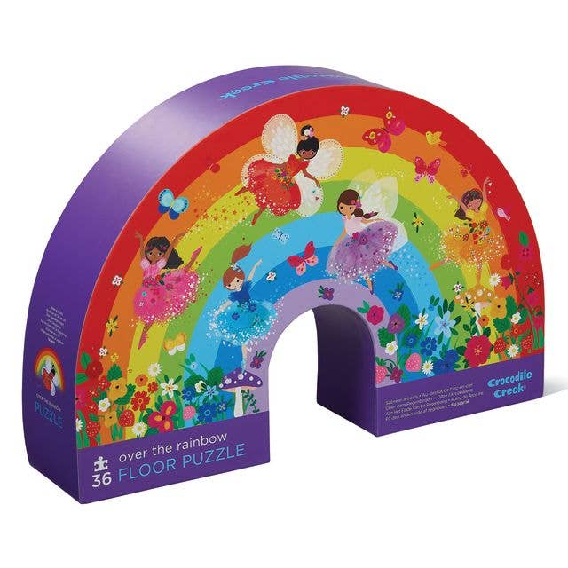 Hippychick - Crocodile Creek Over Rainbow 36 Piece Jigsaw Floor Puzzle