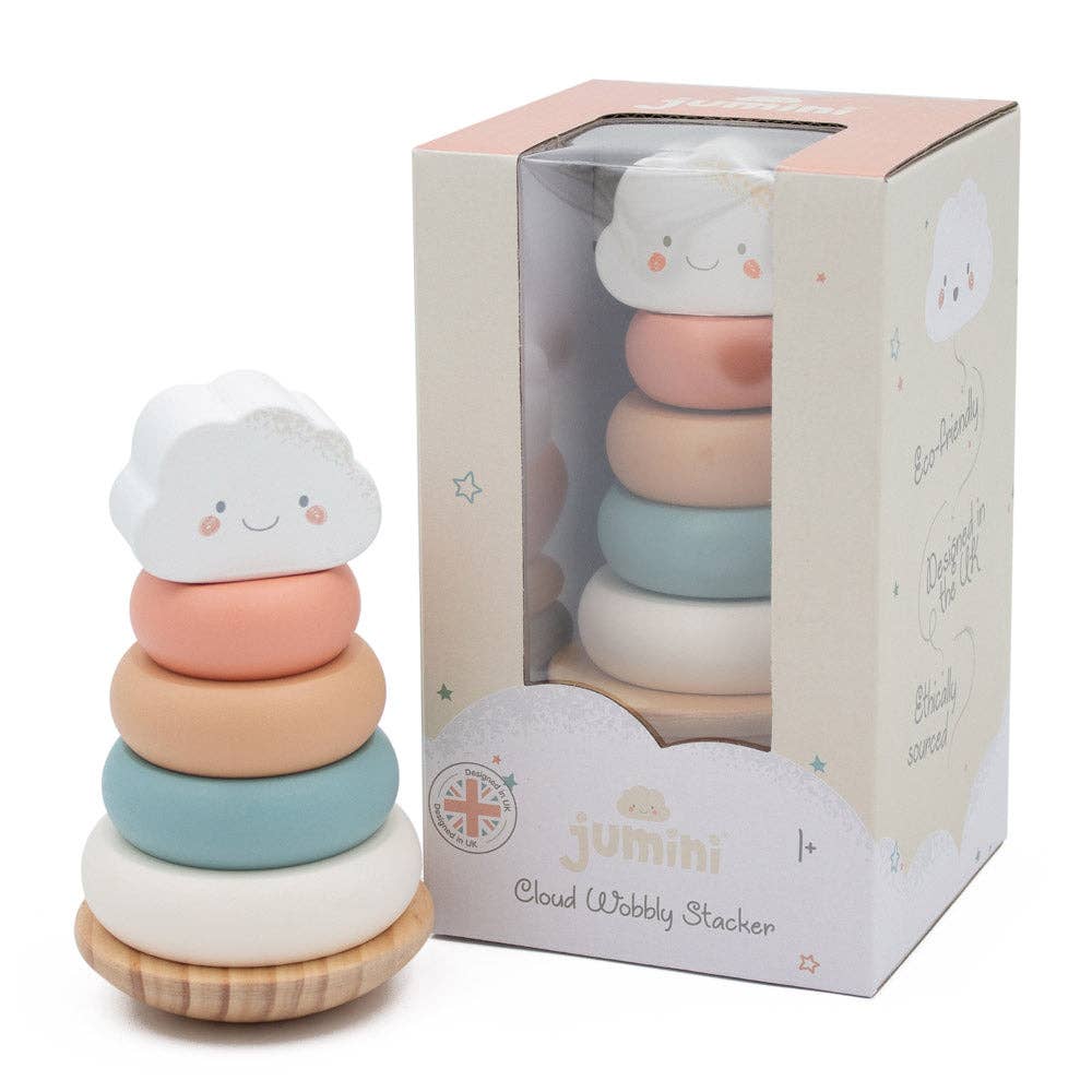 Inside Out Toys - Cloud Wobbly Stacking Tower