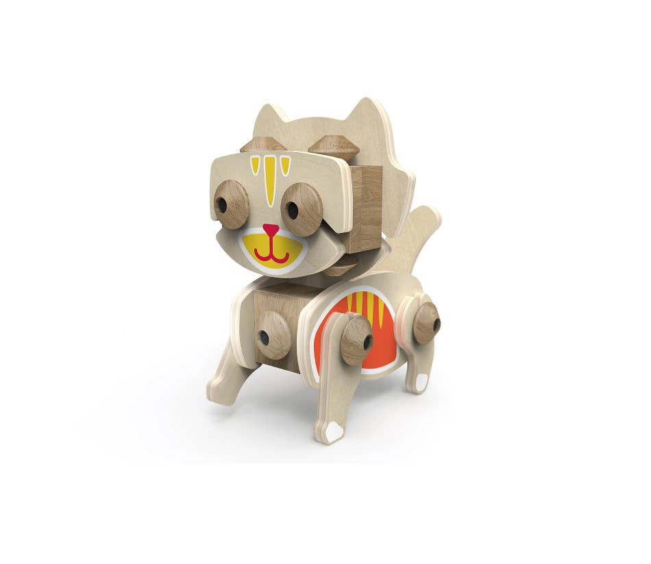 Classic World Flexi Animals Wooden Construction Animal Toy