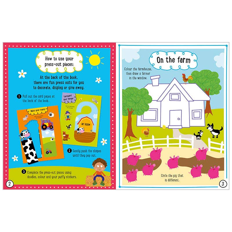 Make Believe Ideas - Puffy Stickers Farmyard Fun