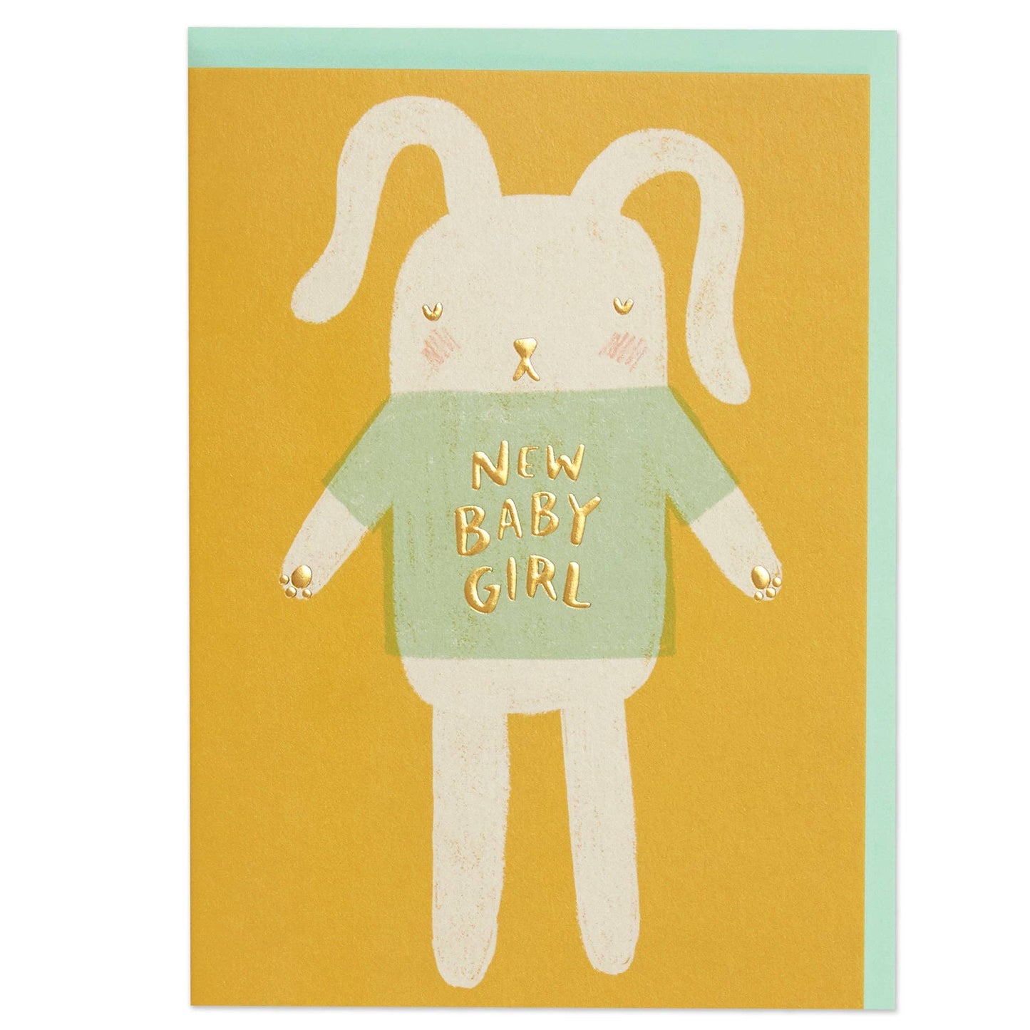 Raspberry Blossom - New Baby Girl Whimsical Collection Card
