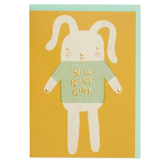 Raspberry Blossom - New Baby Girl Whimsical Collection Card