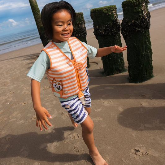 Swim Essentials - Swim Vest - Orange - Bluey