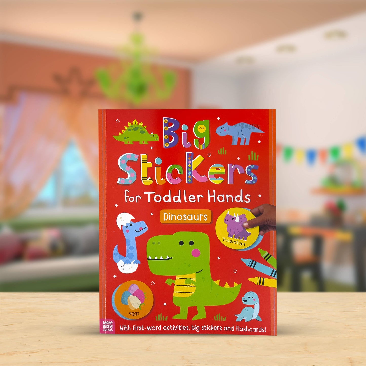 Make Believe Ideas - Big Stickers for Toddler Hands: Dinosaurs