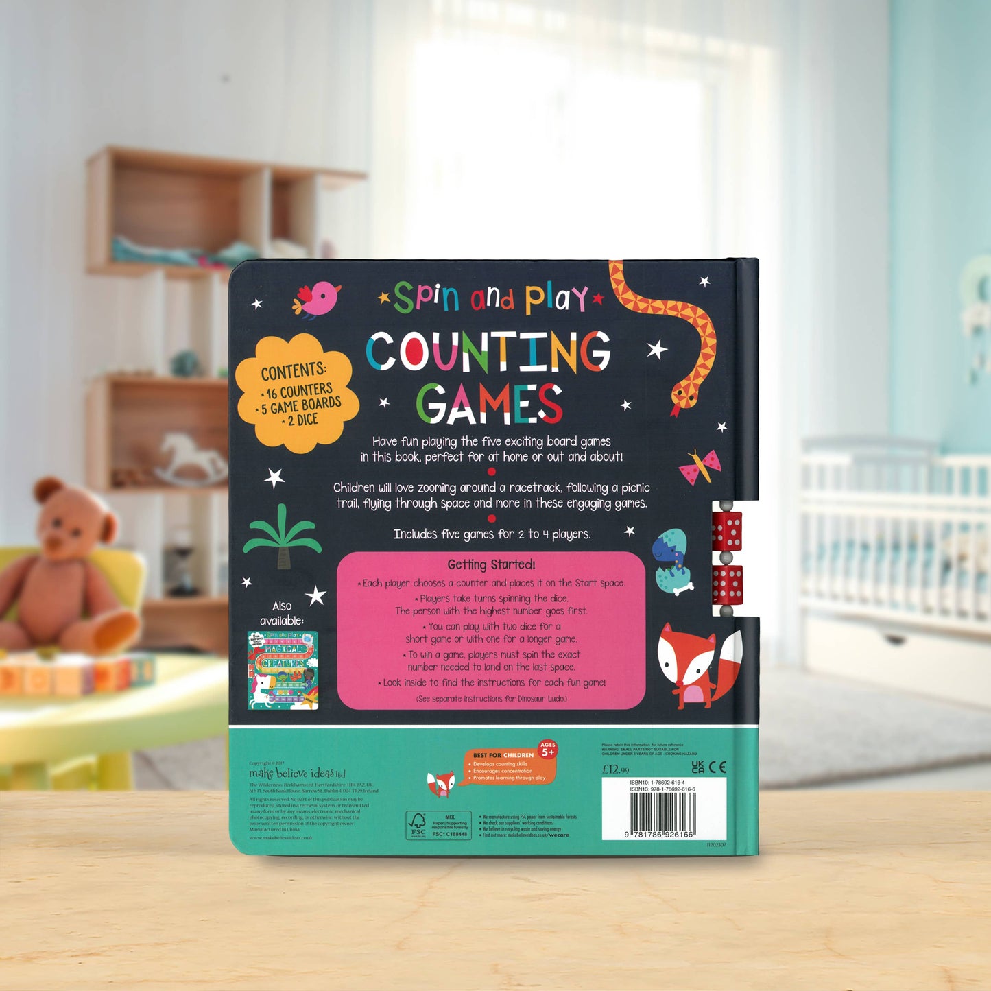 Make Believe Ideas - Spin and Play Counting Games Book
