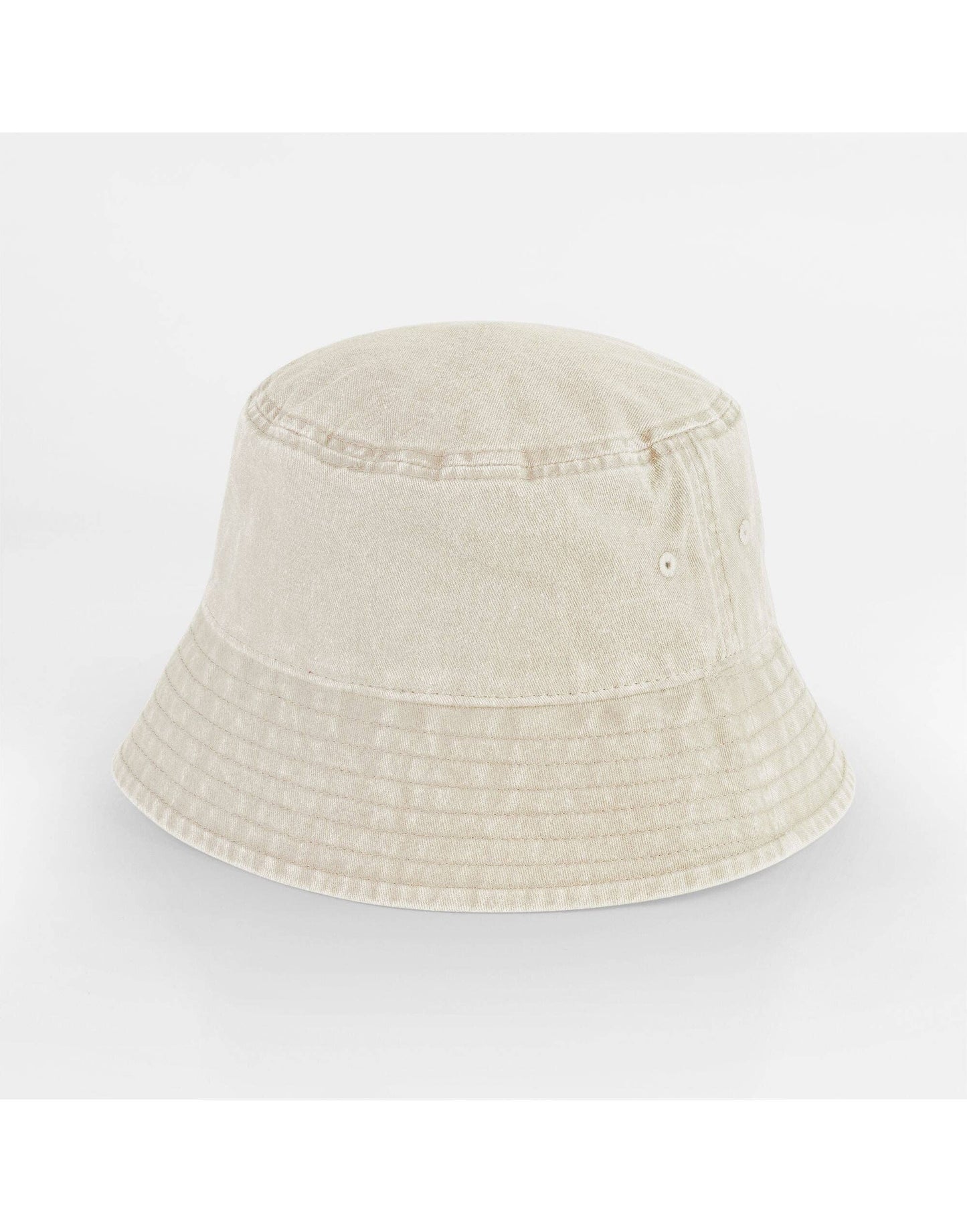 Logo Free Clothing - Beechfield Junior Vintage Bucket Hat | 100% Heavy Washed Cotton | 5 Colours | Unisex Ages 3-12