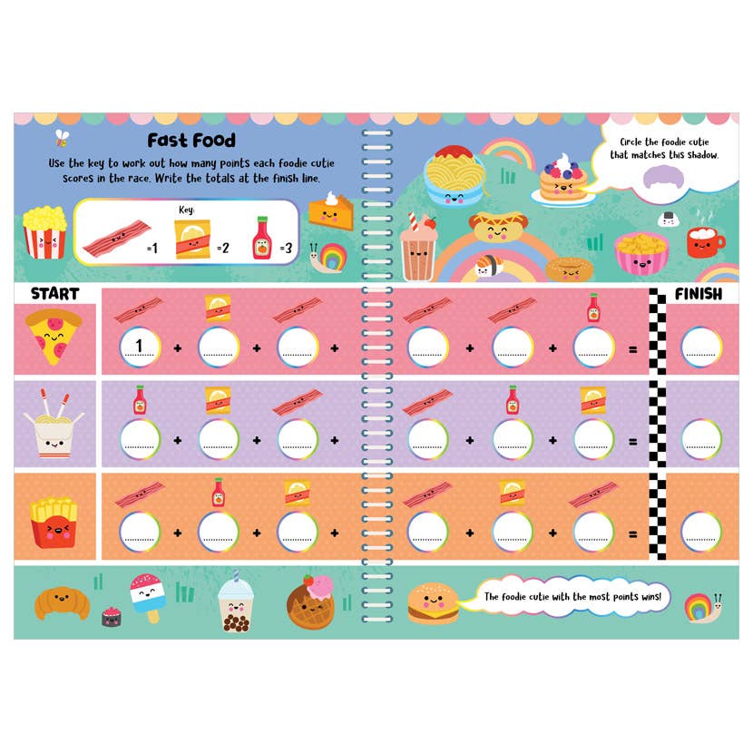 Make Believe Ideas - Wipe-Clean Workbooks Foodie Cuties