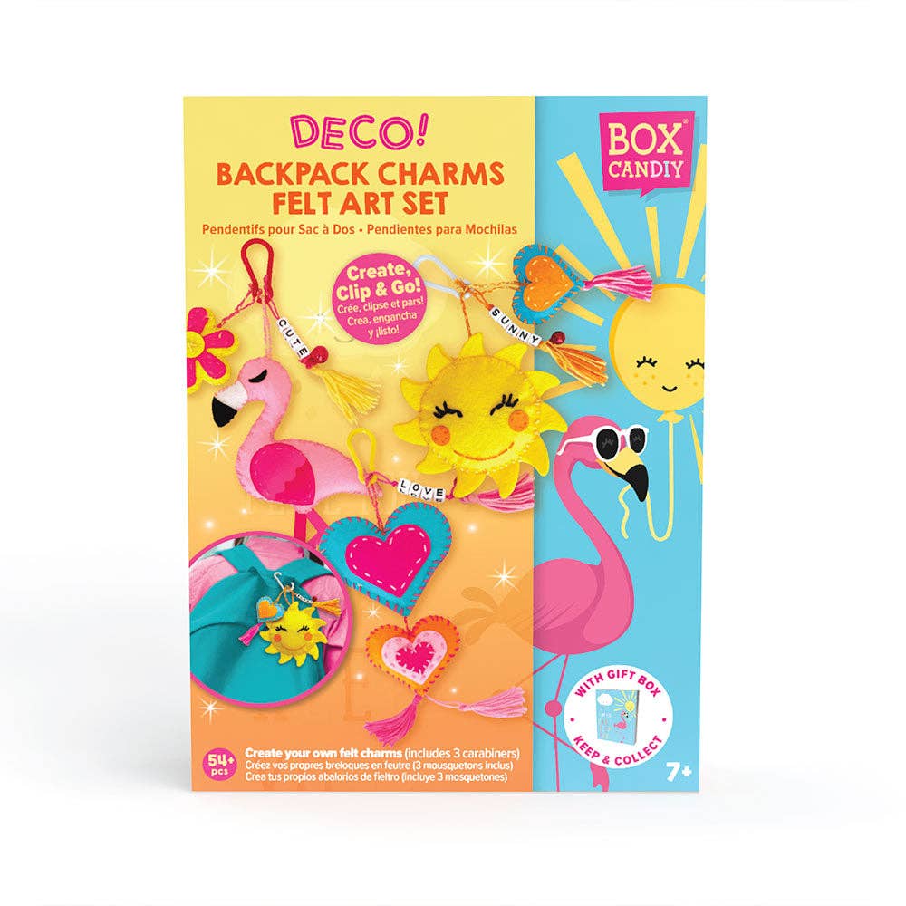 Backpack Charms Felt Art Set