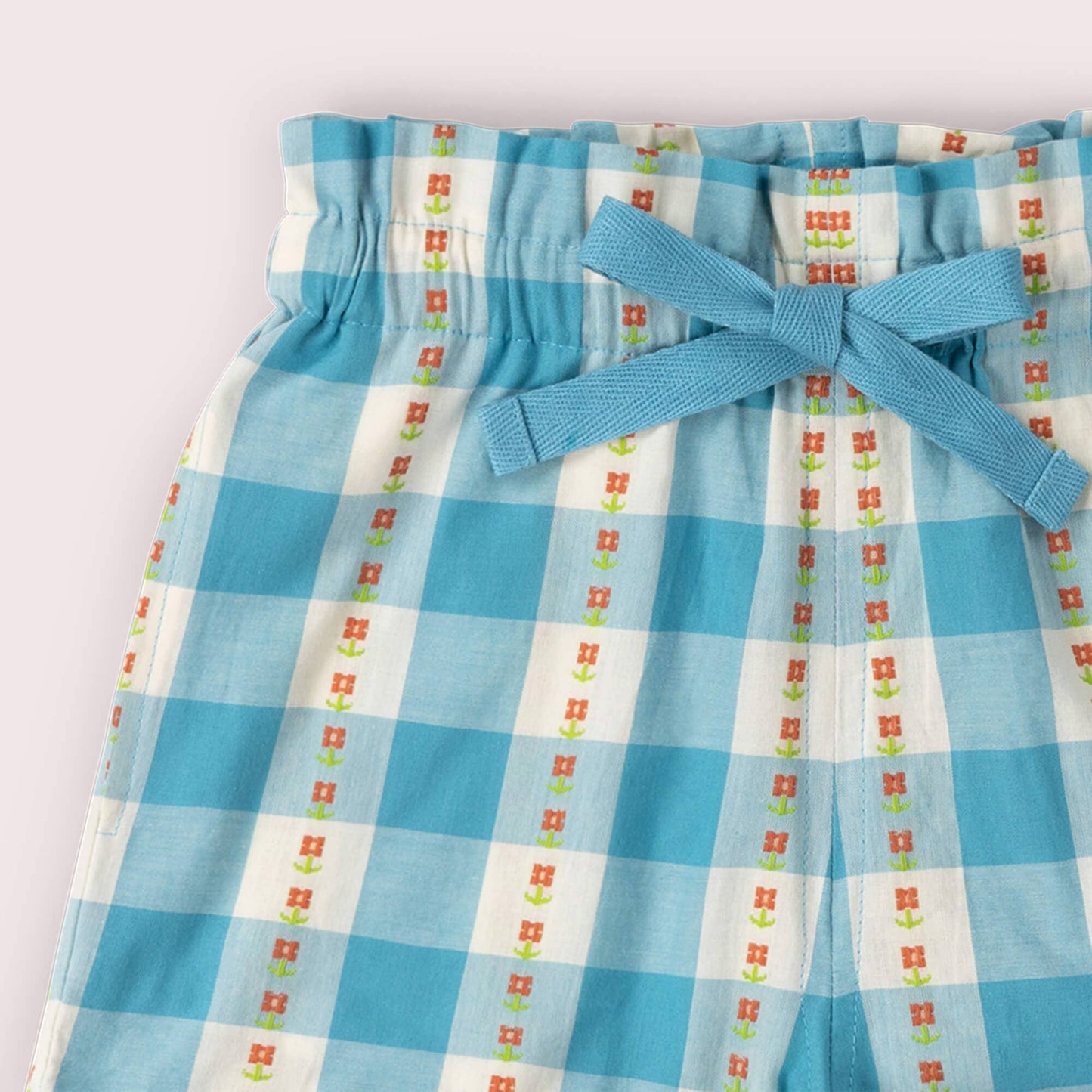 Blue Flowers By The Sea Shorts - Little Green Radicals
