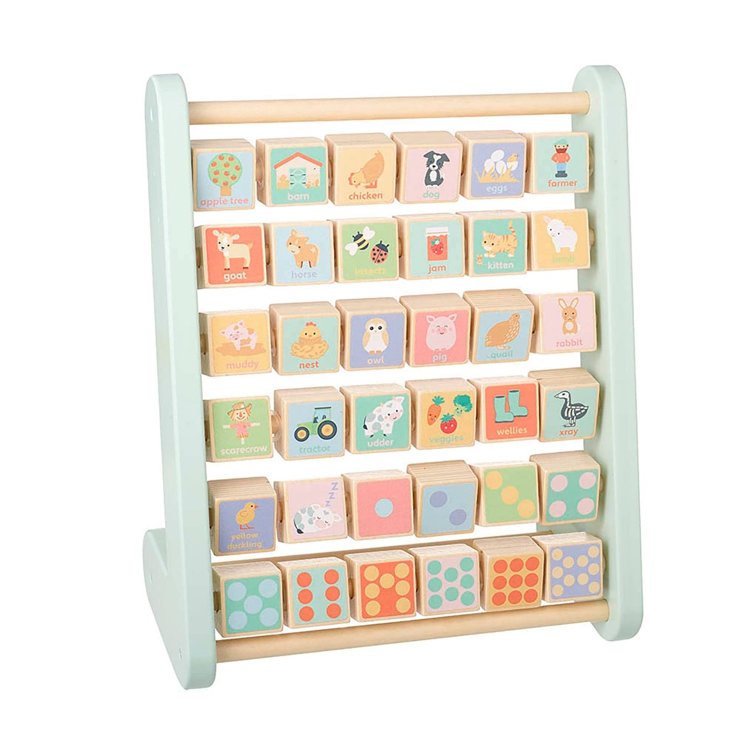 Wooden Alphabet Abacus