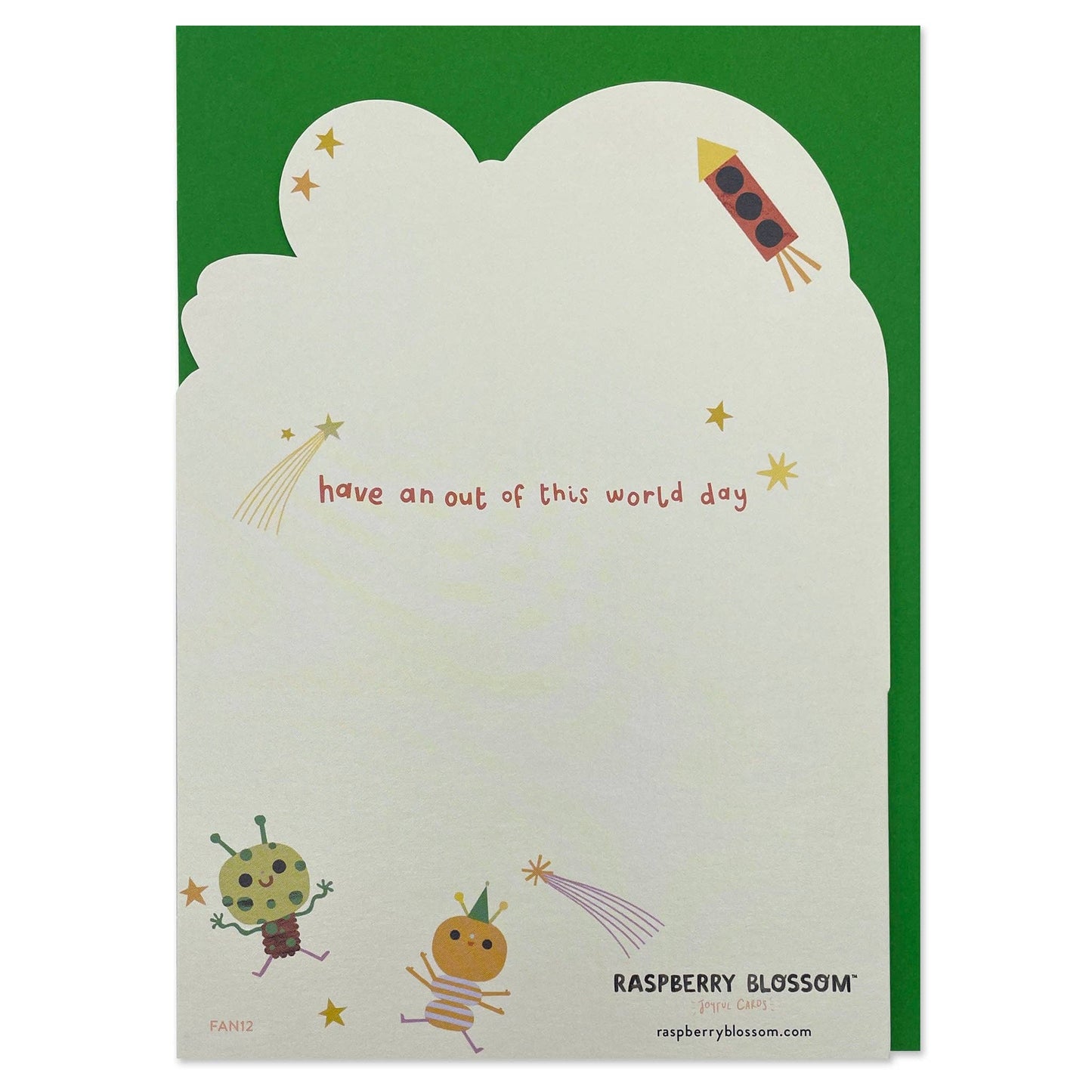 Raspberry Blossom - Happy Birthday - Have an out of this world day (FAN12)