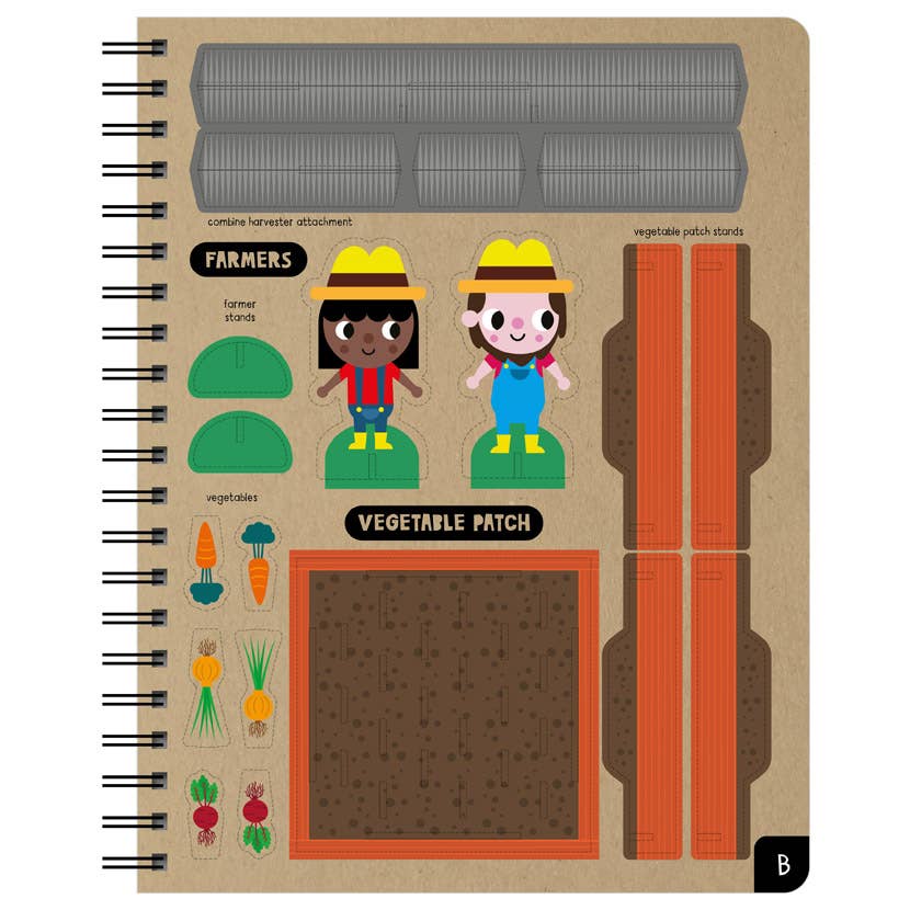Make Believe Ideas - Cardboard Builder On the Farm
