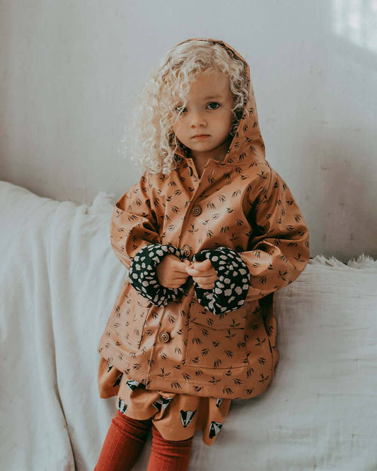 Children's Bird Print Raincoat