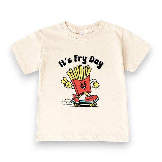 Best Day Ever Kids - Kids Graphic T-Shirt - It's Fry Day Tee