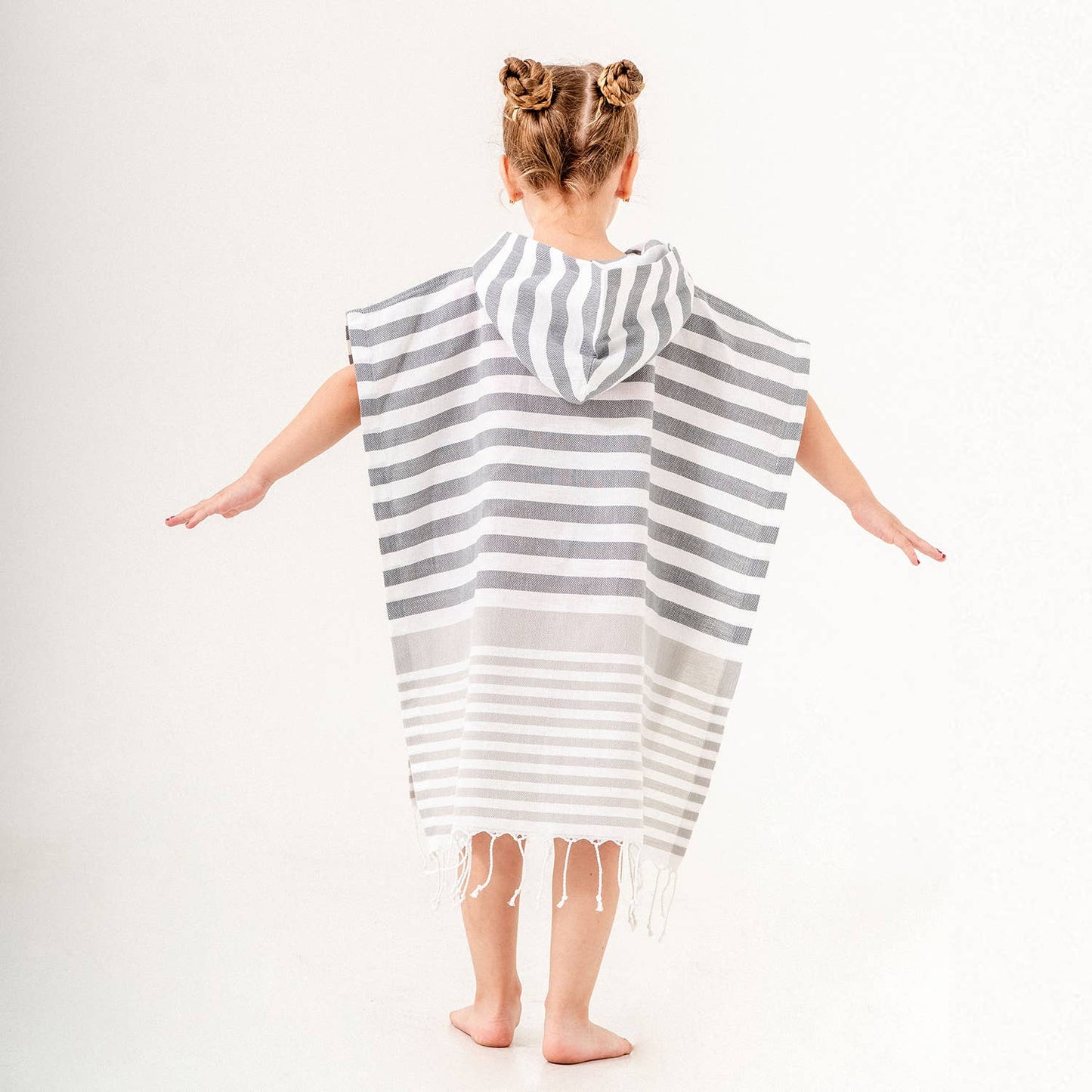 Kikoya - Hooded Poncho Surf Changing Swimming Beach Towel Turkish Cot