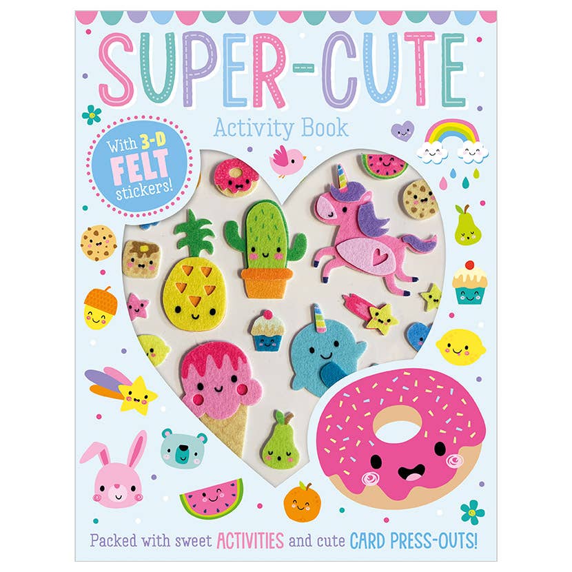 Make Believe Ideas - Felt Stickers Super Cute Activity Book