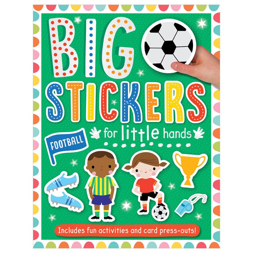 Make Believe Ideas - Big Stickers for Little Hands Football