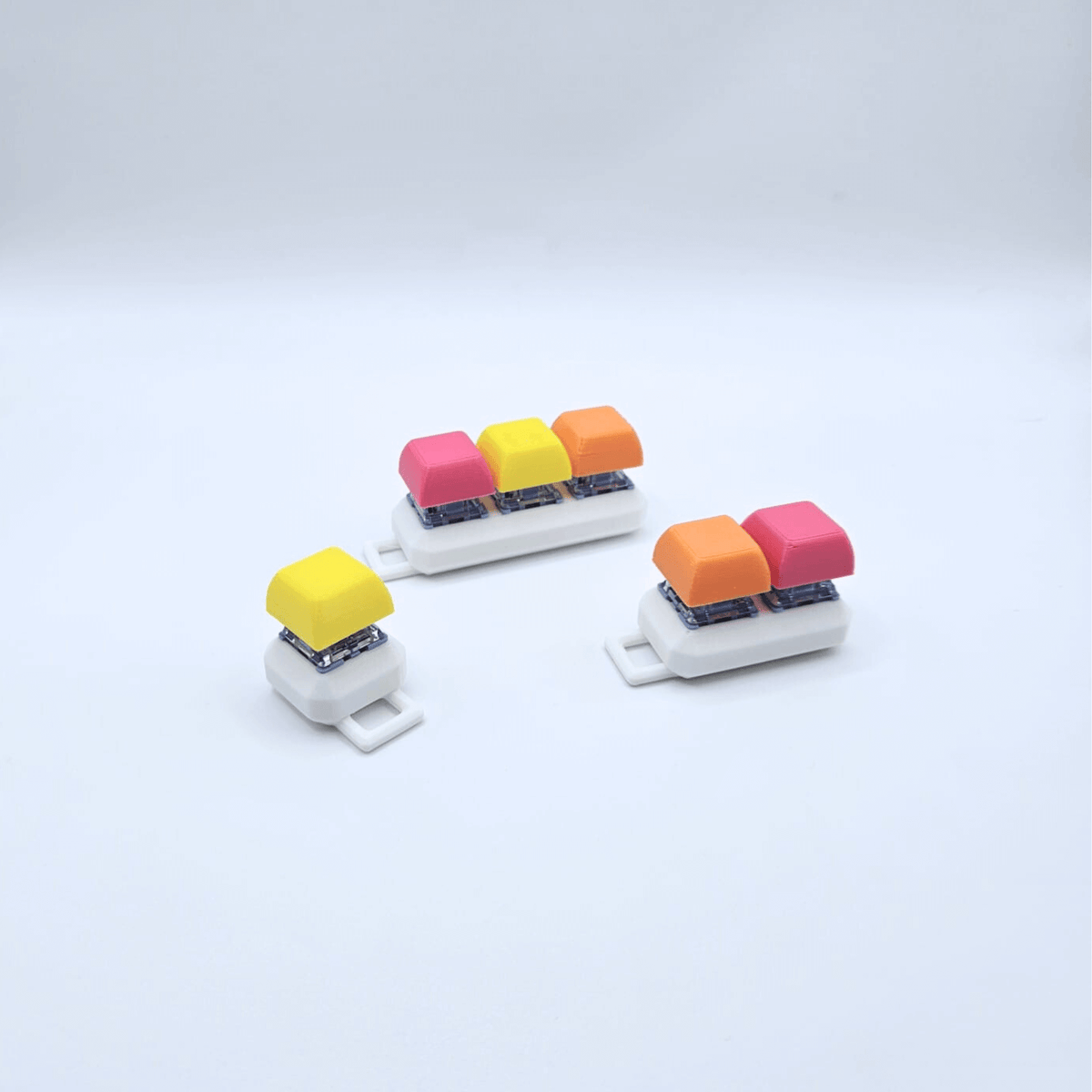 Neon Clicker Keyrings