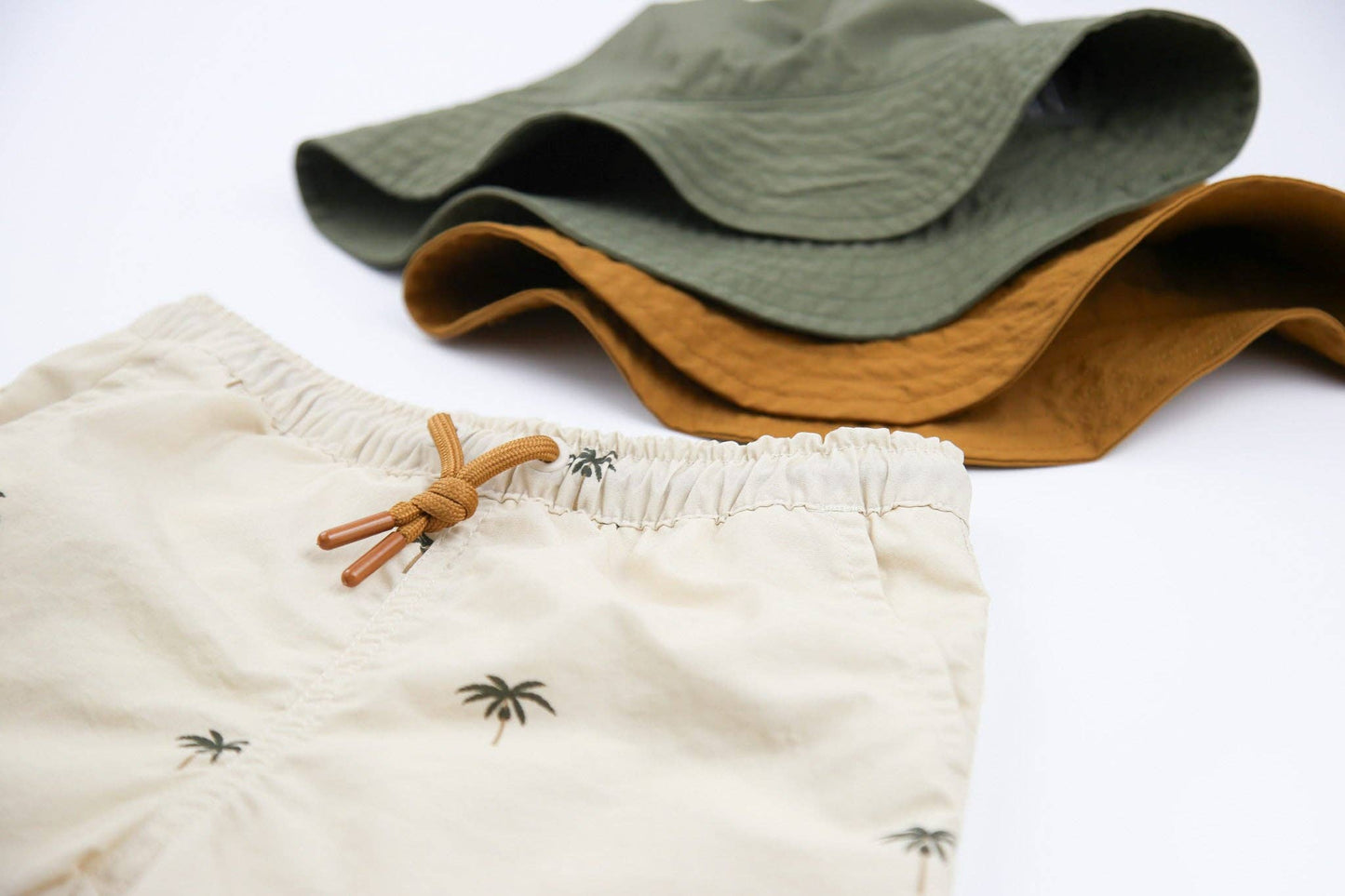 Children’s Swim Trunks - Palm / Almond