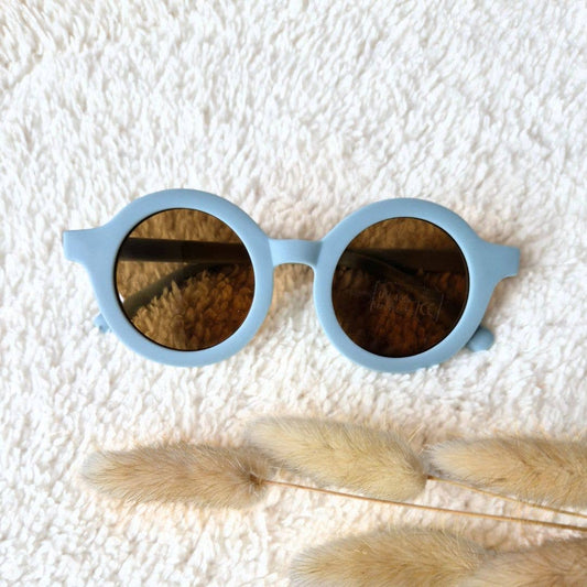 Sunglasses UV400 round - Light blue