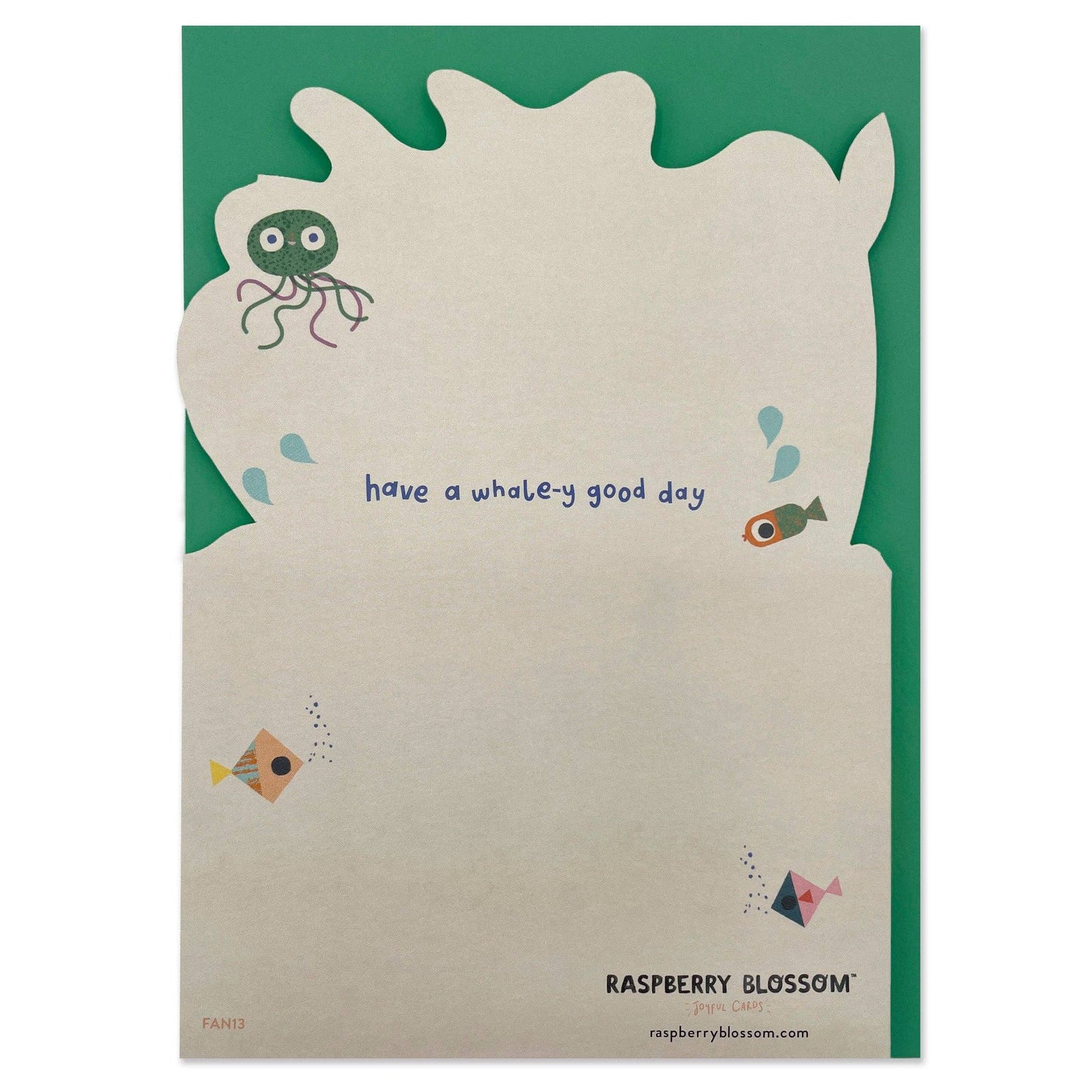 Raspberry Blossom - Happy Birthday - Have a whale-y good day (FAN13)