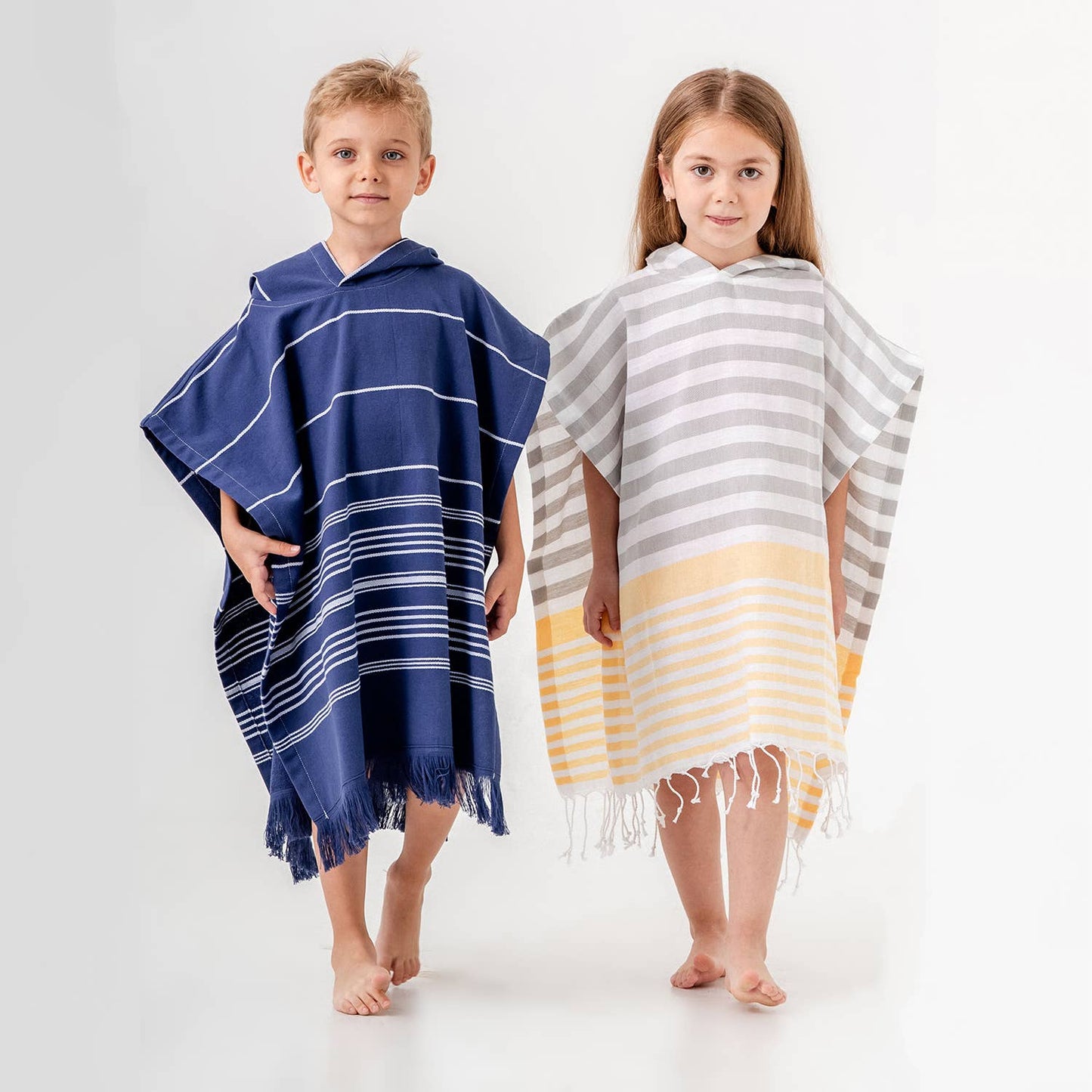 Kikoya - Hooded Poncho Surf Changing Swimming Beach Towel Turkish Cot